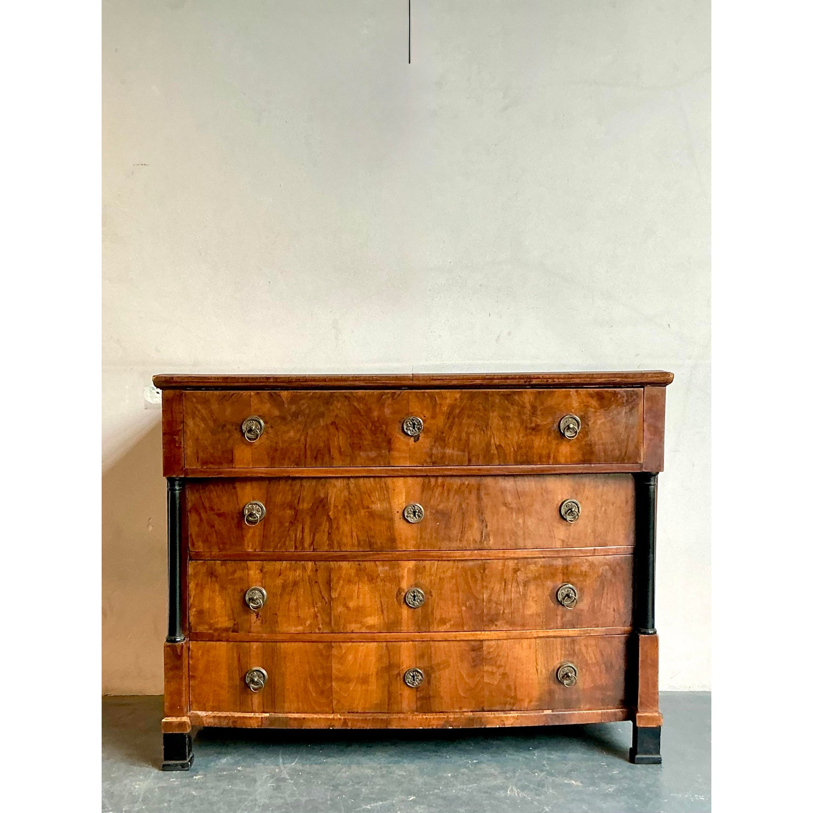 Vintage French Empire Marquetry Secretaire - Detail view