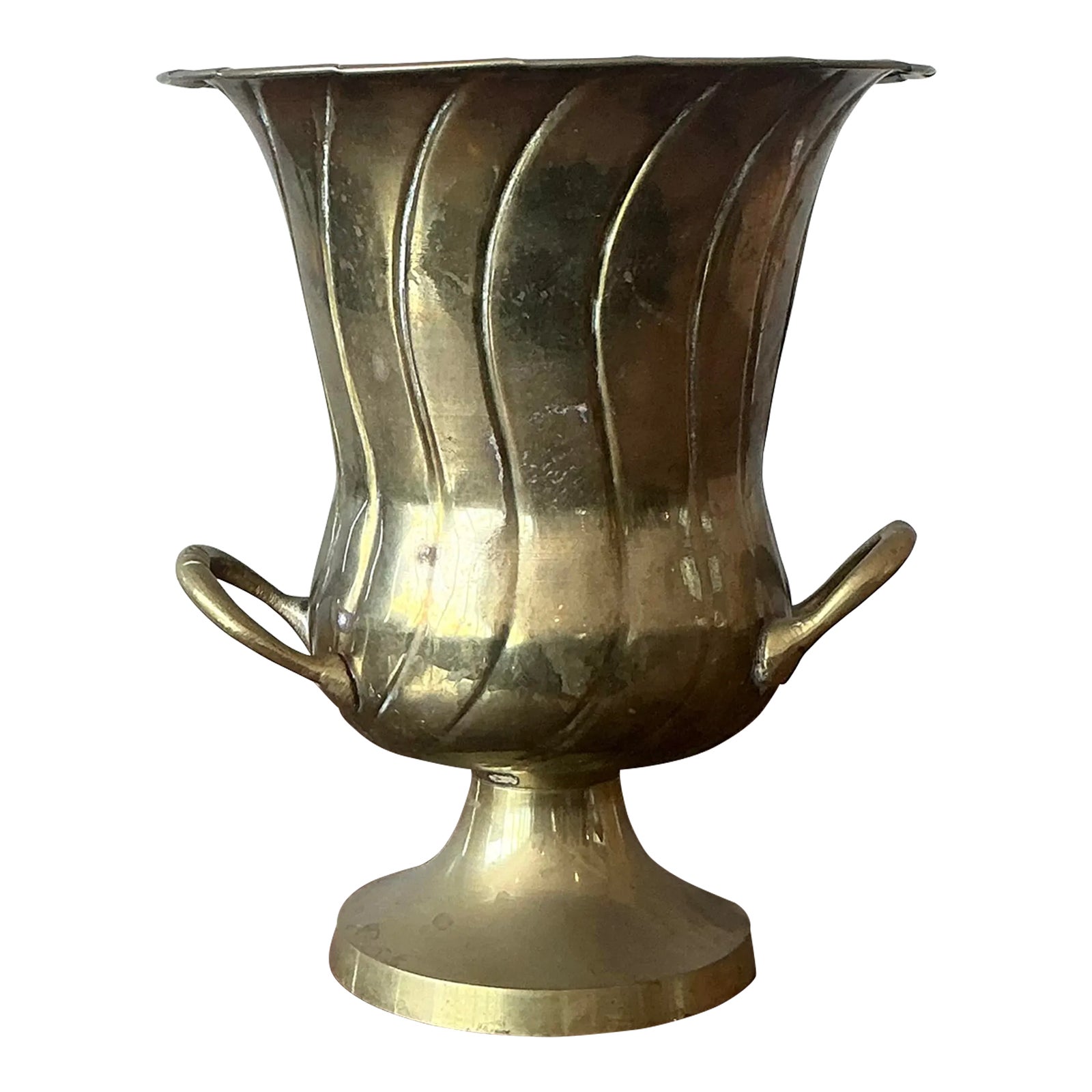 Vintage MCM Rosenthal Netter Brass Champagne Bucket