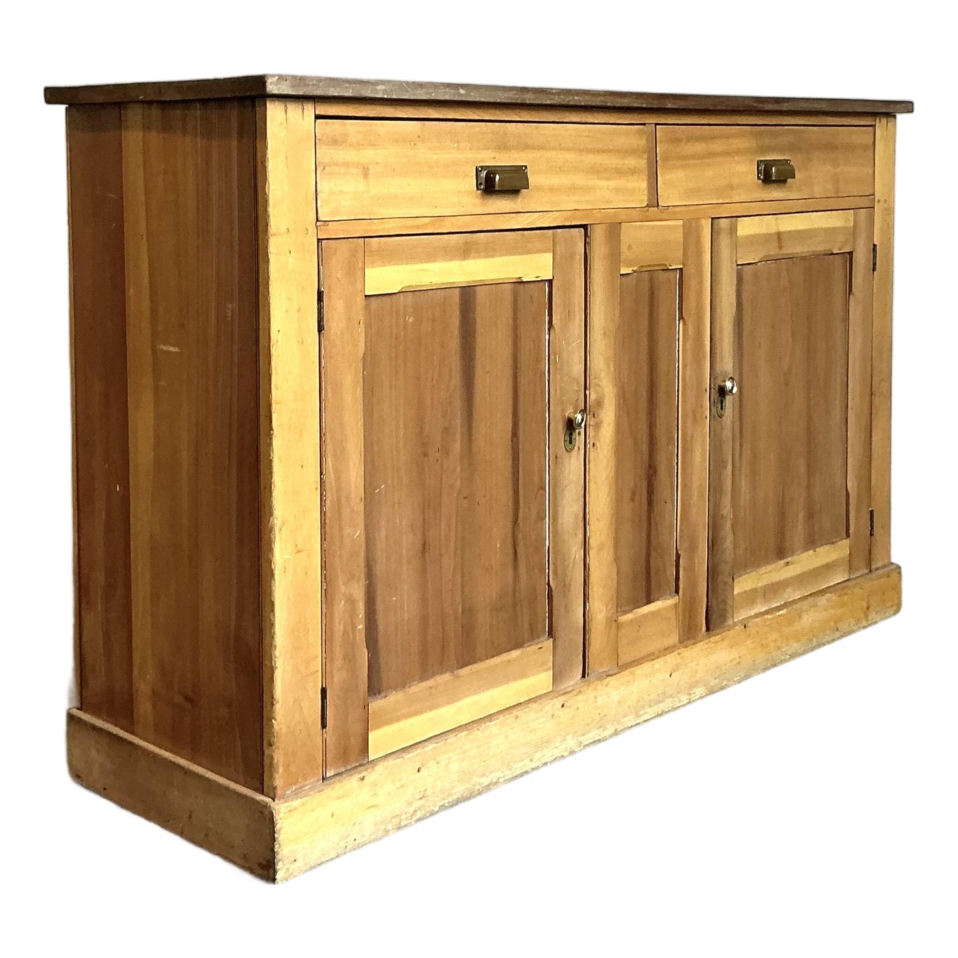 Vintage Boho Pine Sideboard