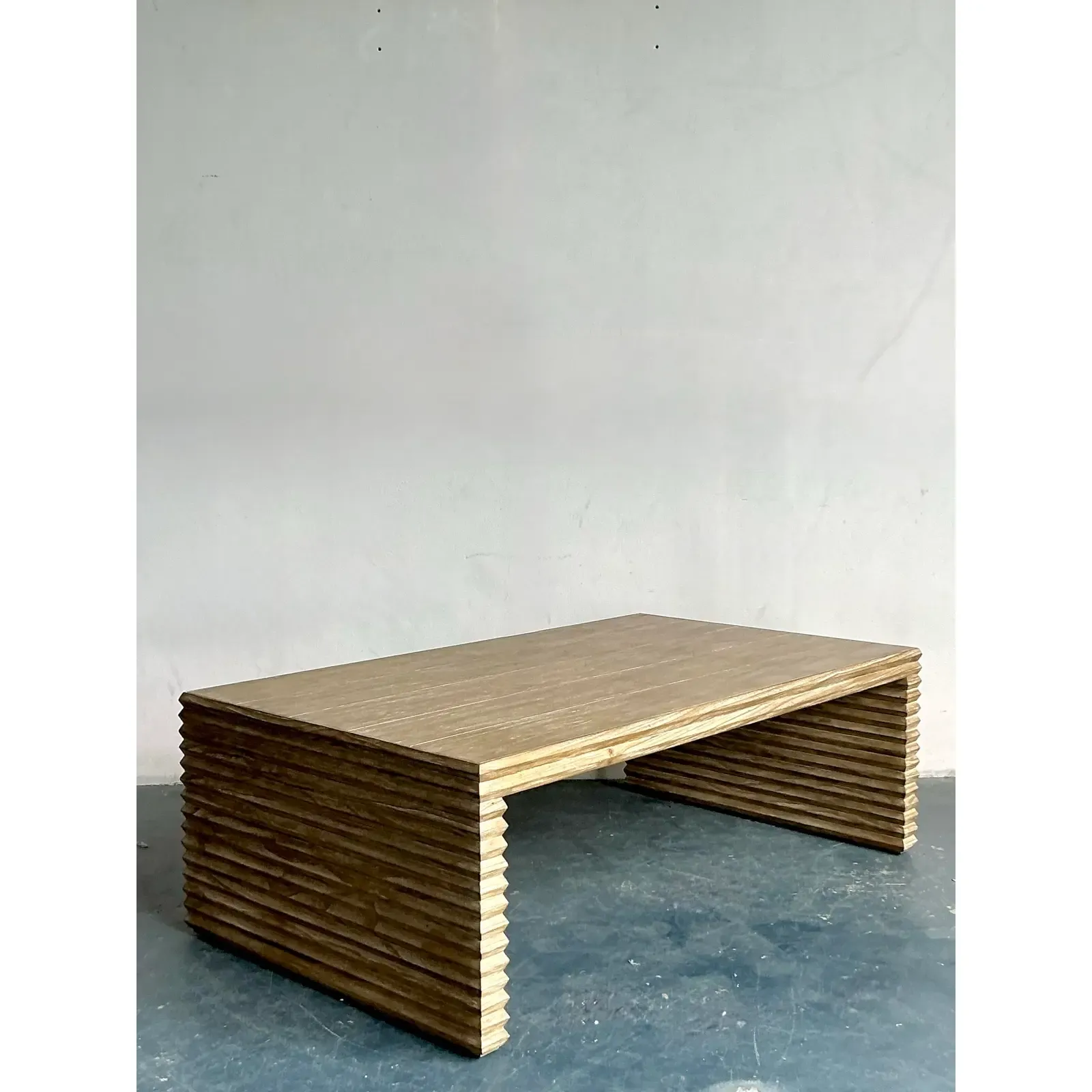 Vintage Boho Mr Brown London “Belmont” Coffee Table - Detail view