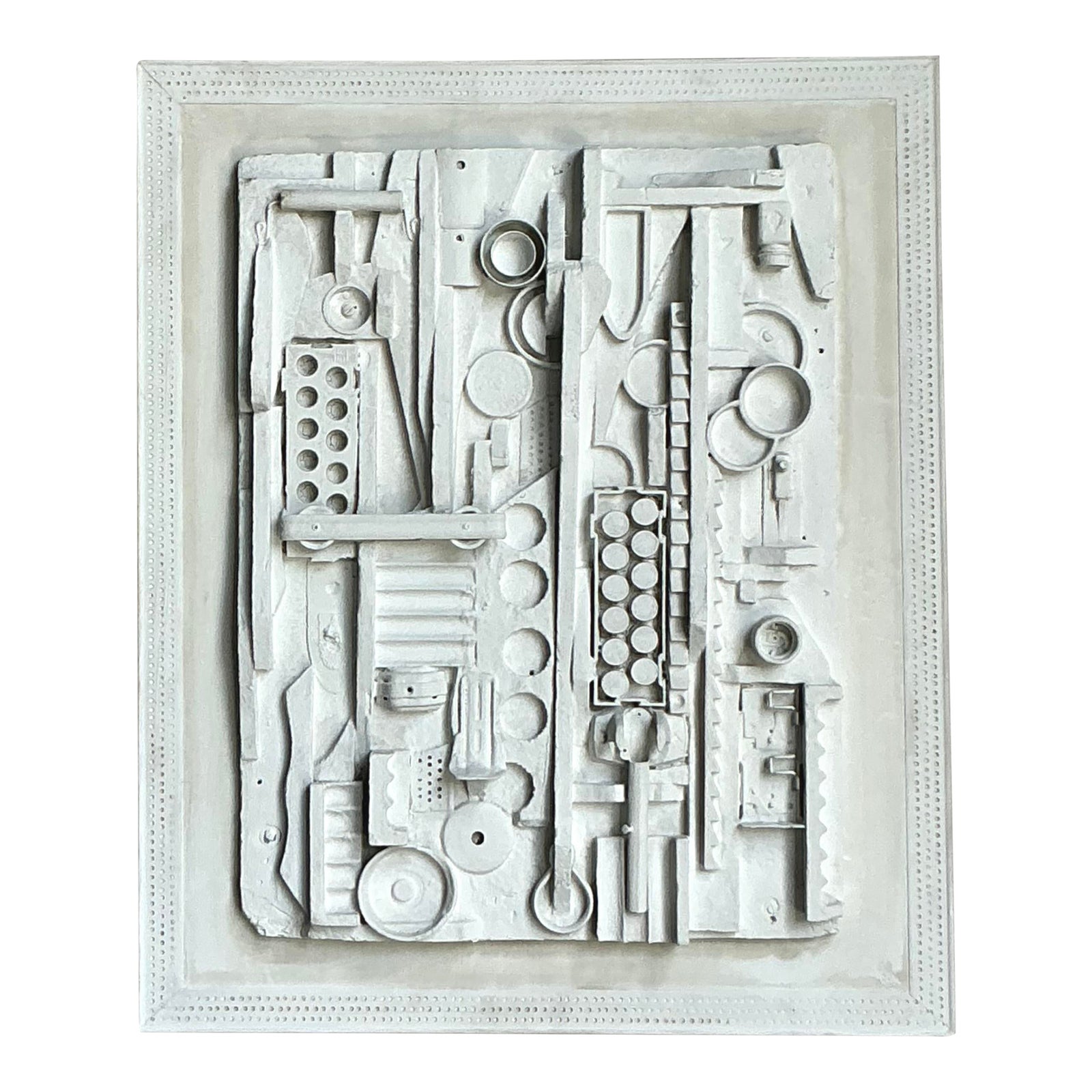 Vintage Boho Found Object Wall Sculpture