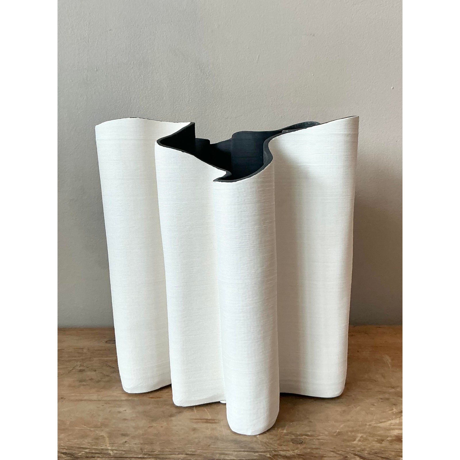 Vintage Boho Biomorphic Vase - Side view