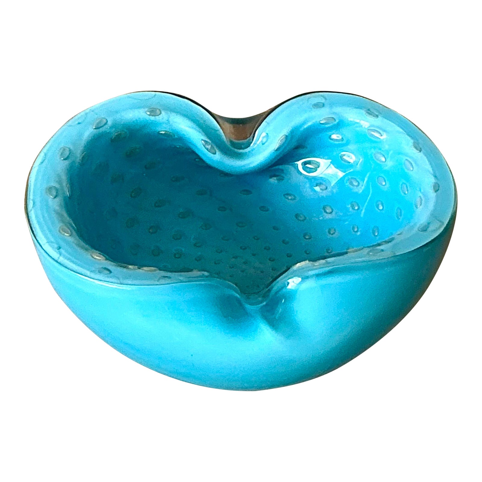 Vintage Italian Art Glass Bowl After Murano