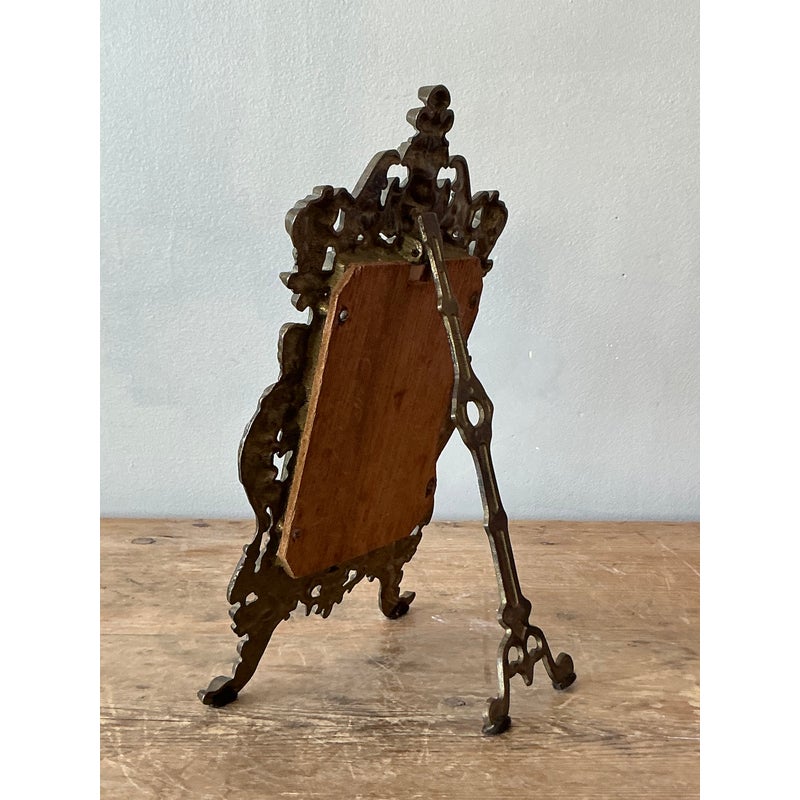 Vintage Boho Brass Gladiator Frame - Back view