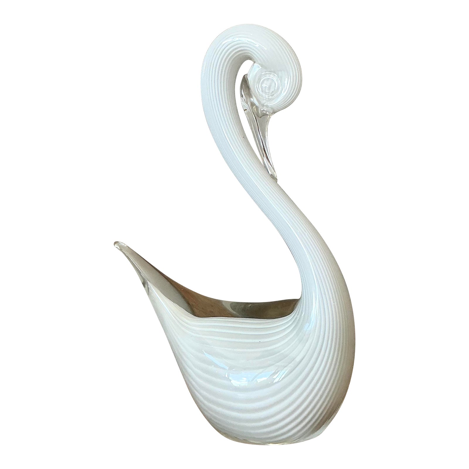 Vintage Italian Art Glass Swan