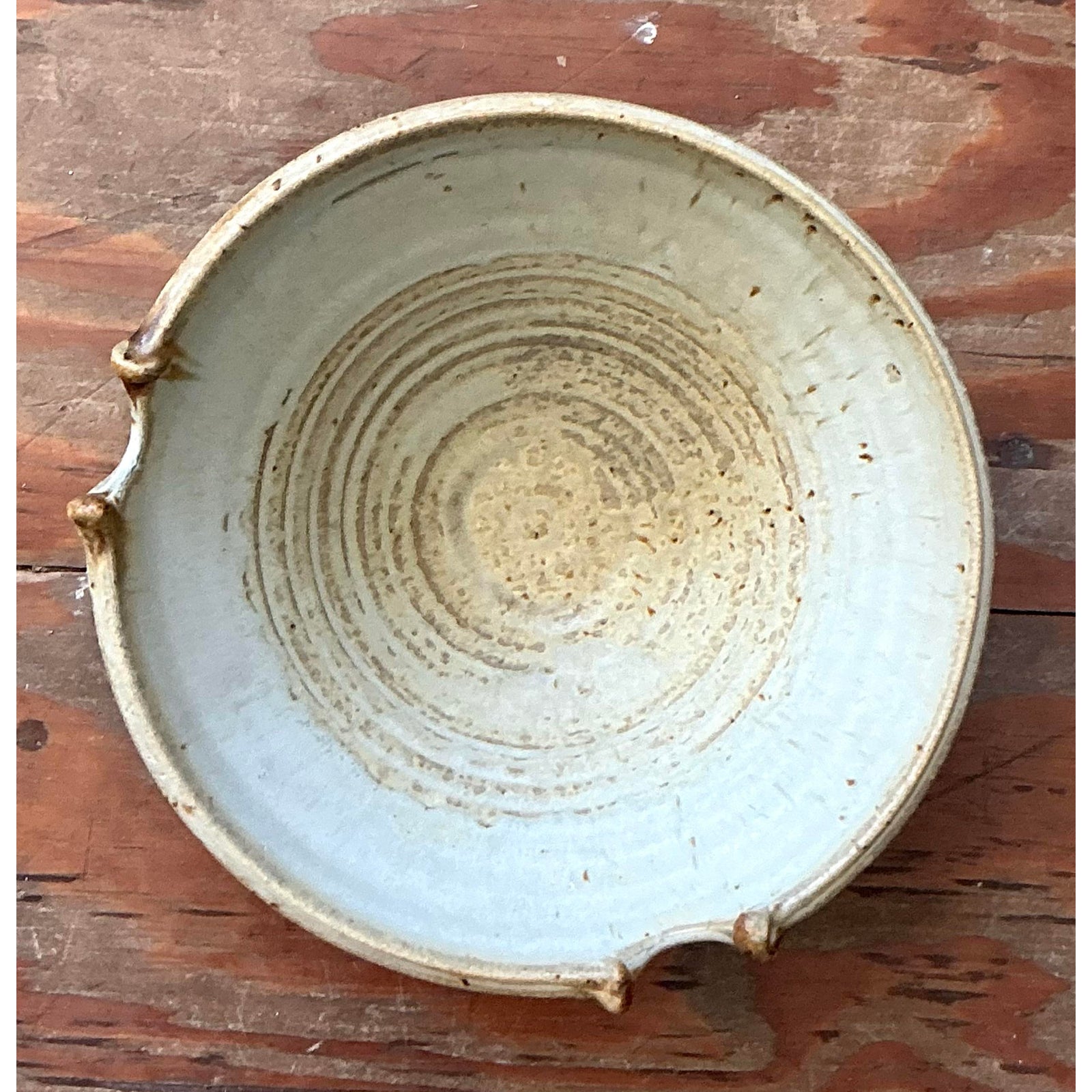 Vintage Boho Studio Pottery Bowl - Side view