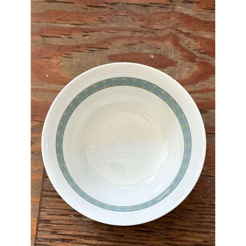 Vintage Boho Christofle "Torsada" Salad Bowls - A Pair - Back view