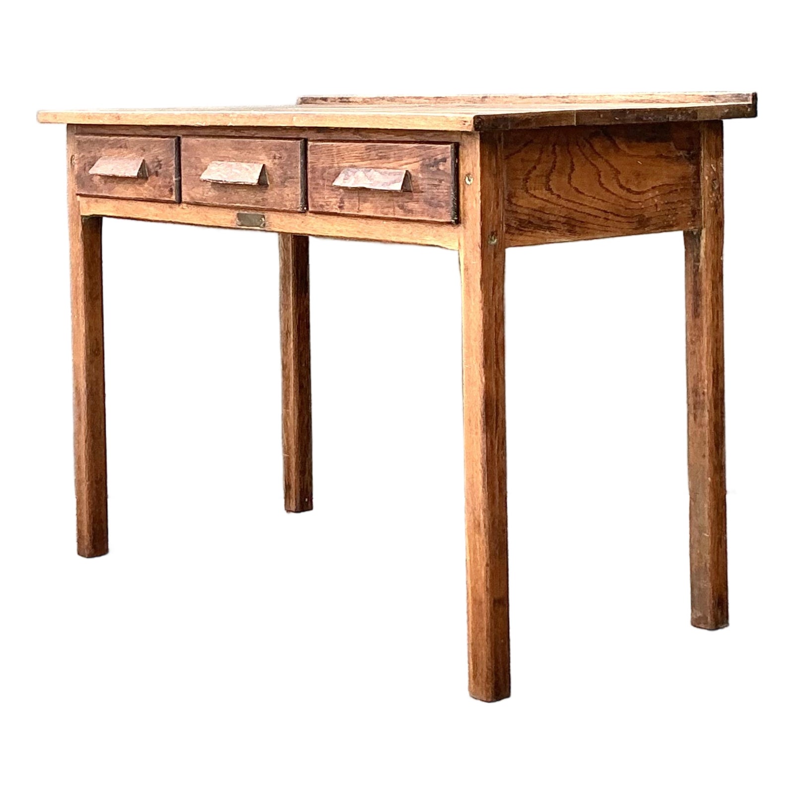 Vintage Rustic C. Christiansen Workbench Desk