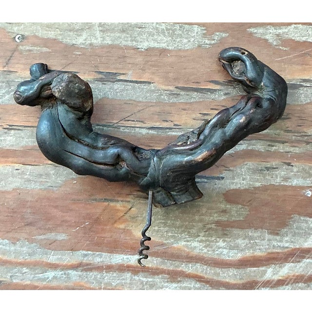 Vintage Boho Branch Corkscrew - Back view