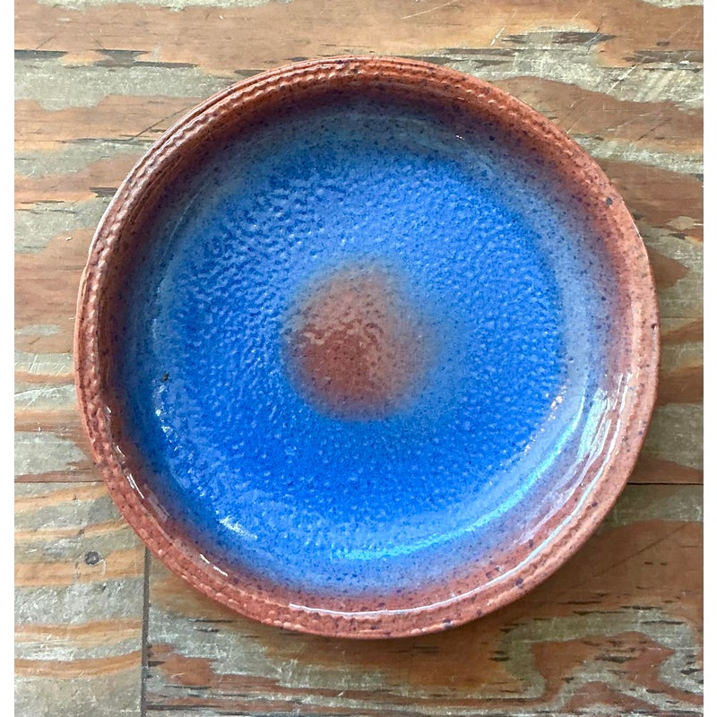 Vintage Boho Original Studio Pottery Bowl - Back view