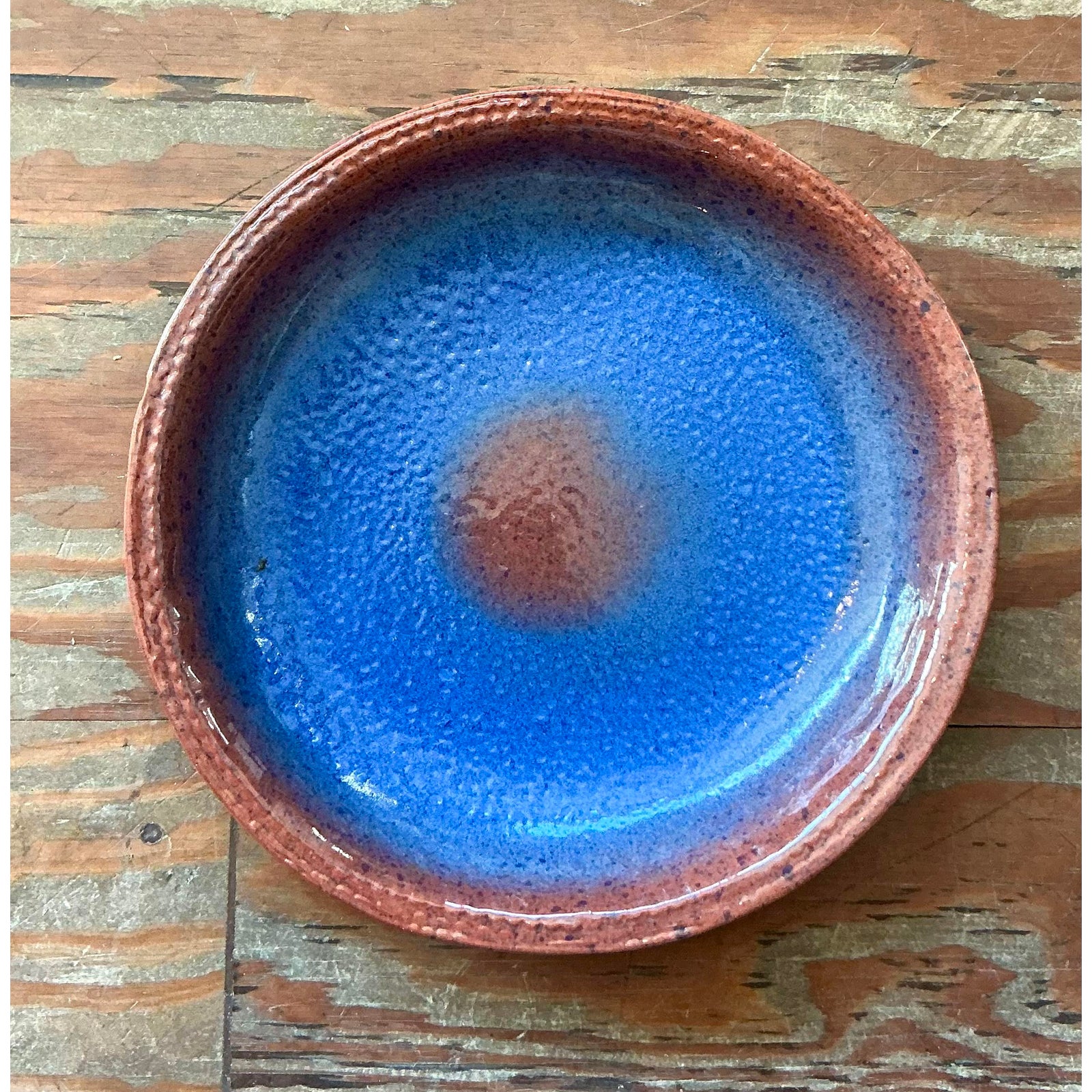 Vintage Boho Original Studio Pottery Bowl - Detail view