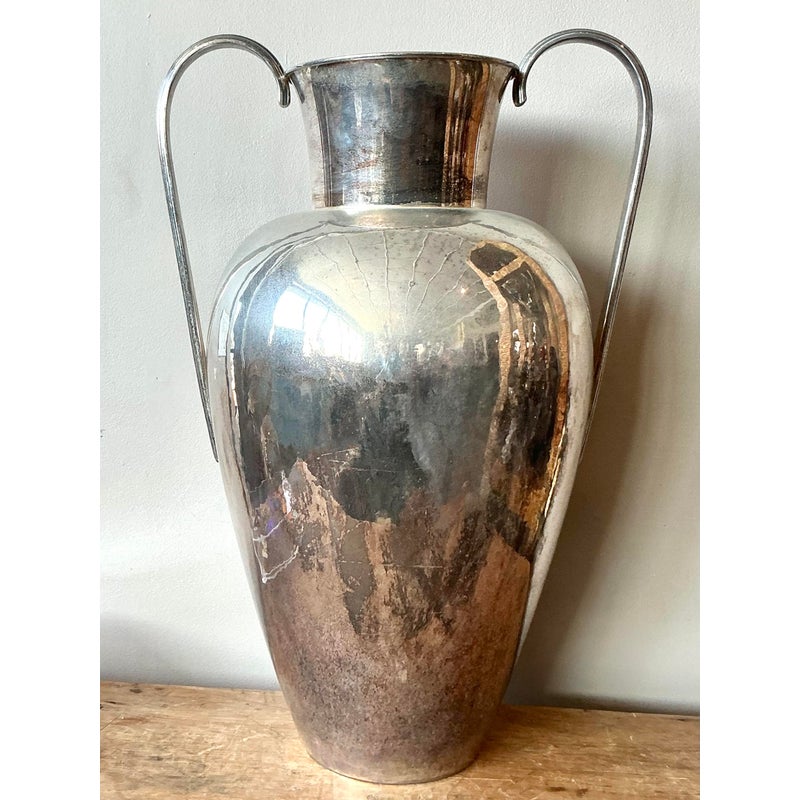 Vintage Italian Egidio Broggi Milano Plate Vase - Back view
