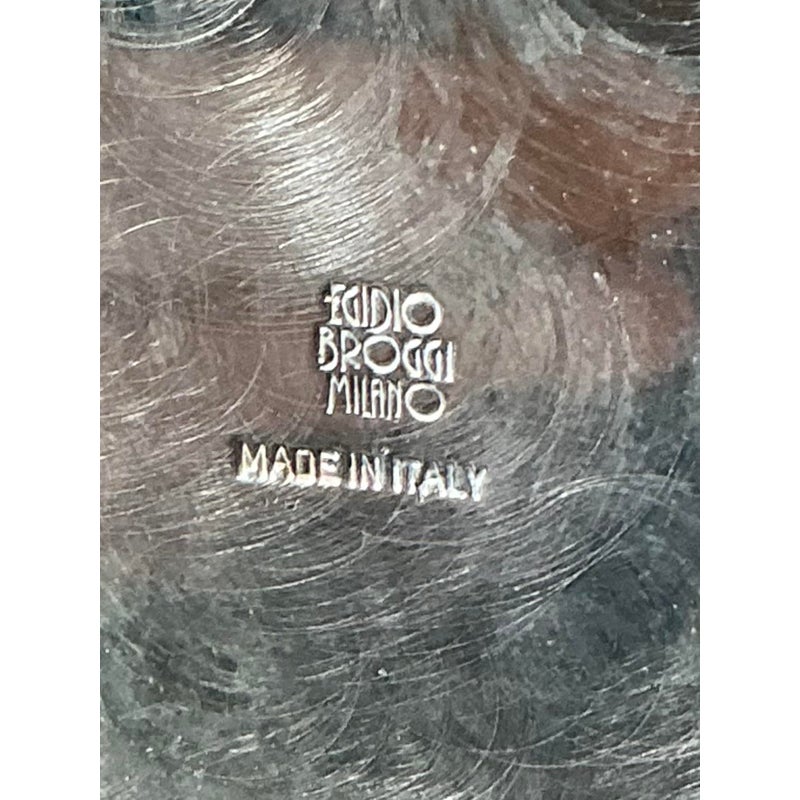 Vintage Italian Egidio Broggi Milano Plate Vase - Top view
