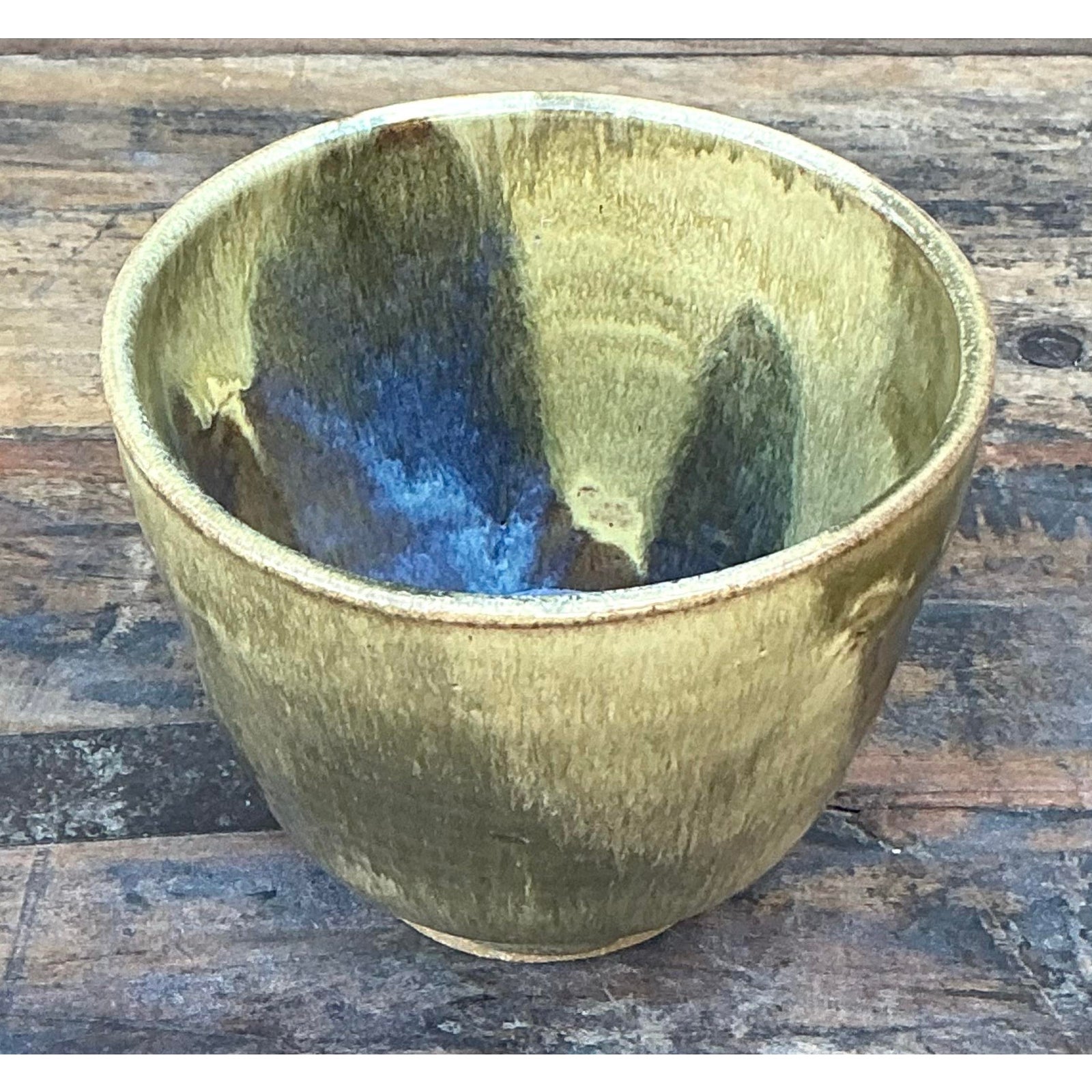 Vintage Boho Original Studio Pottery Bowl - Top view
