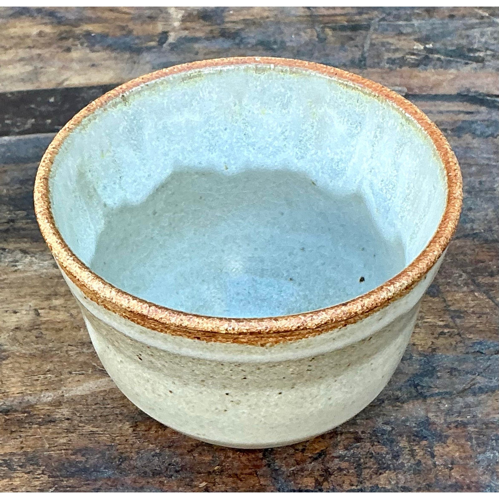 Vintage Boho Original Studio Pottery Small Vase - Side view
