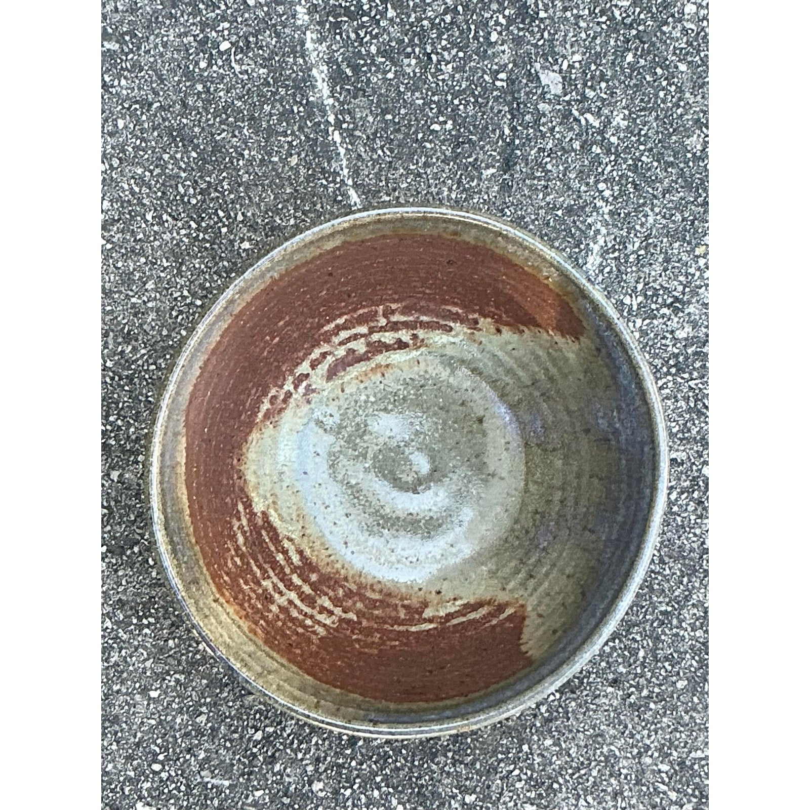 Vintage Boho Original Studio Pottery Bowl - Side view