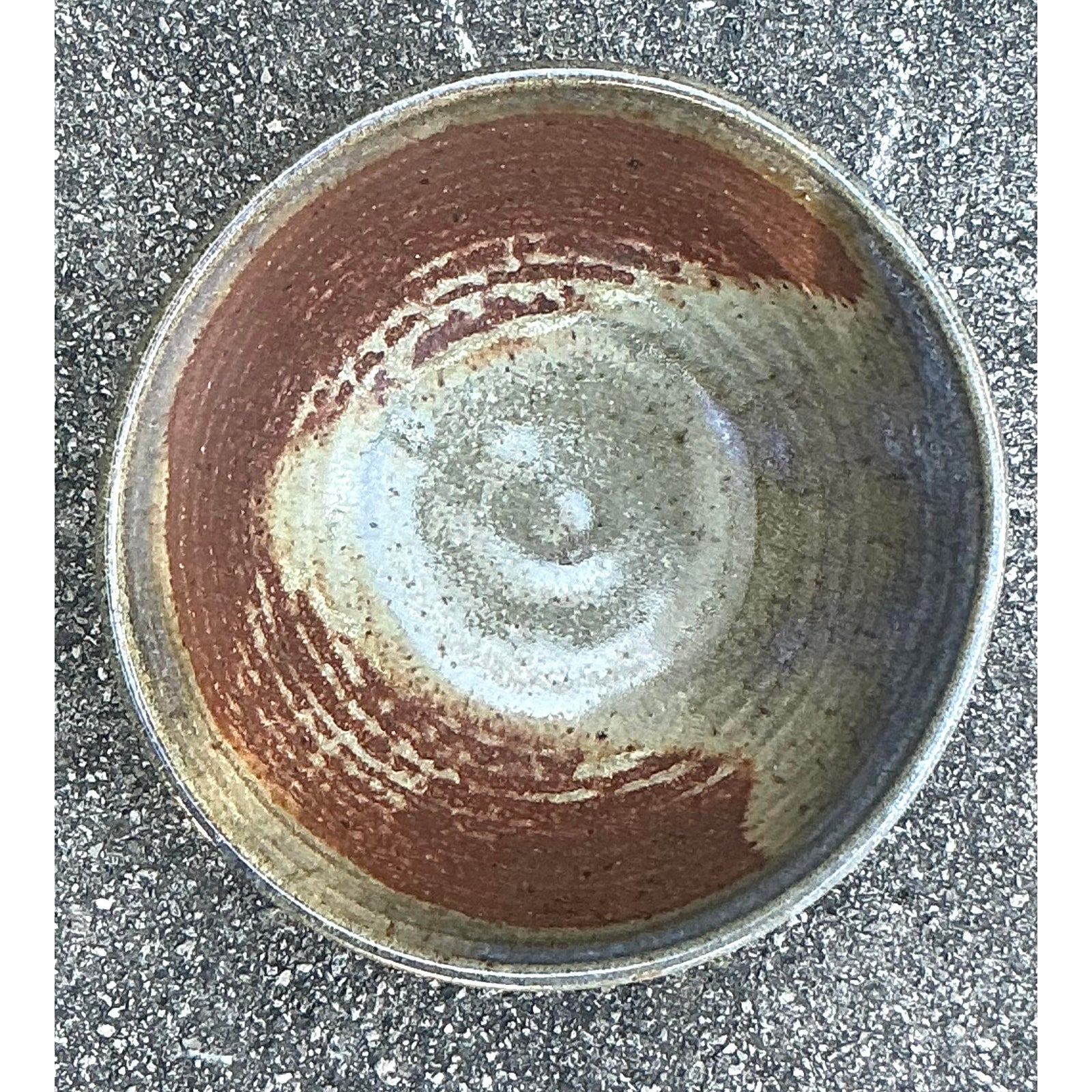 Vintage Boho Original Studio Pottery Bowl - Top view