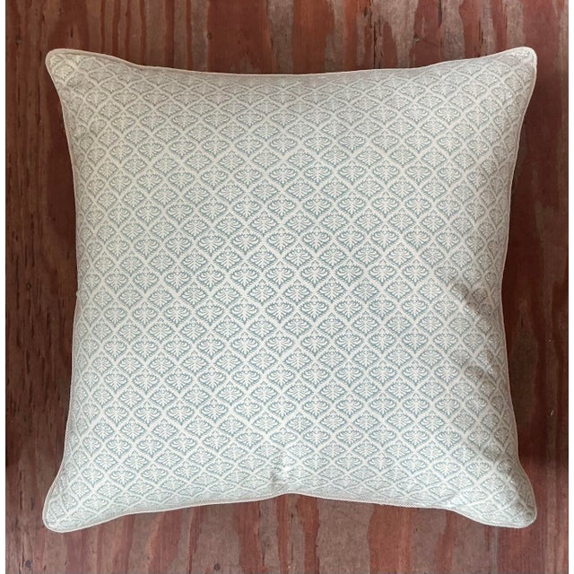 Vintage Regency Jacquard Dawn Throw Pillow - Back view