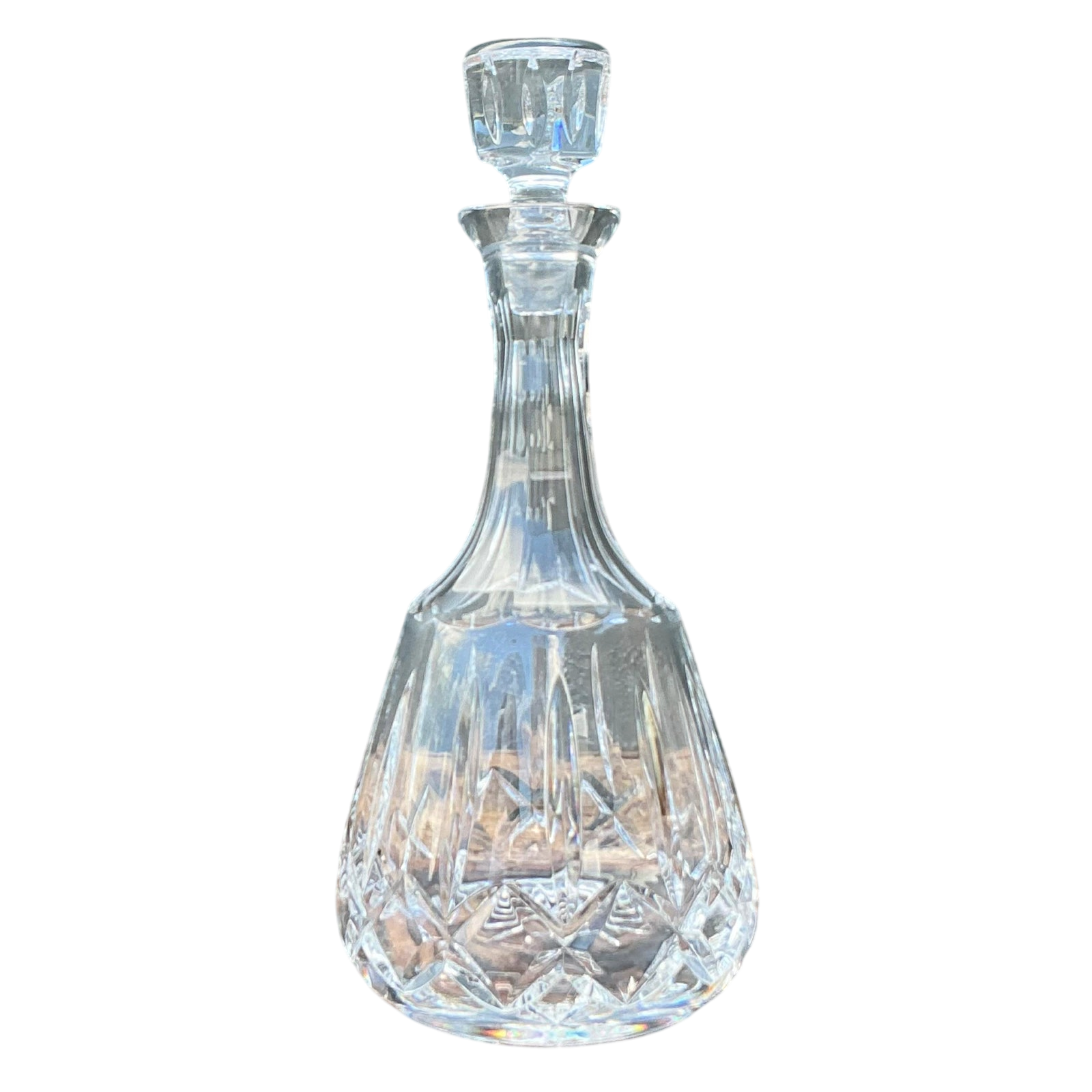 Vintage Regency Cut Glass Decanter