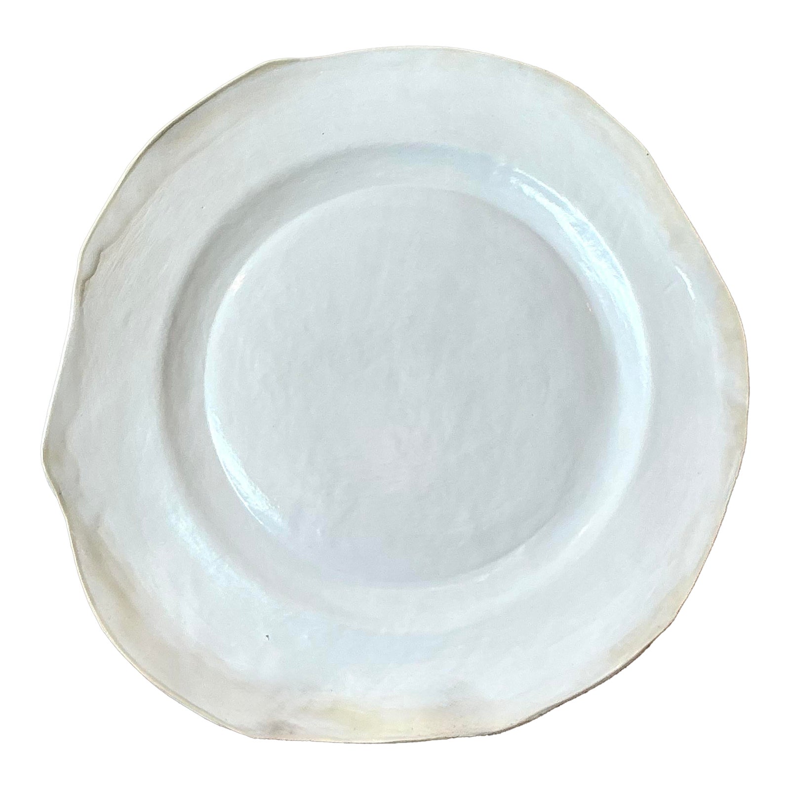 Vintage Boho Slab Built Studio Pottery Platter