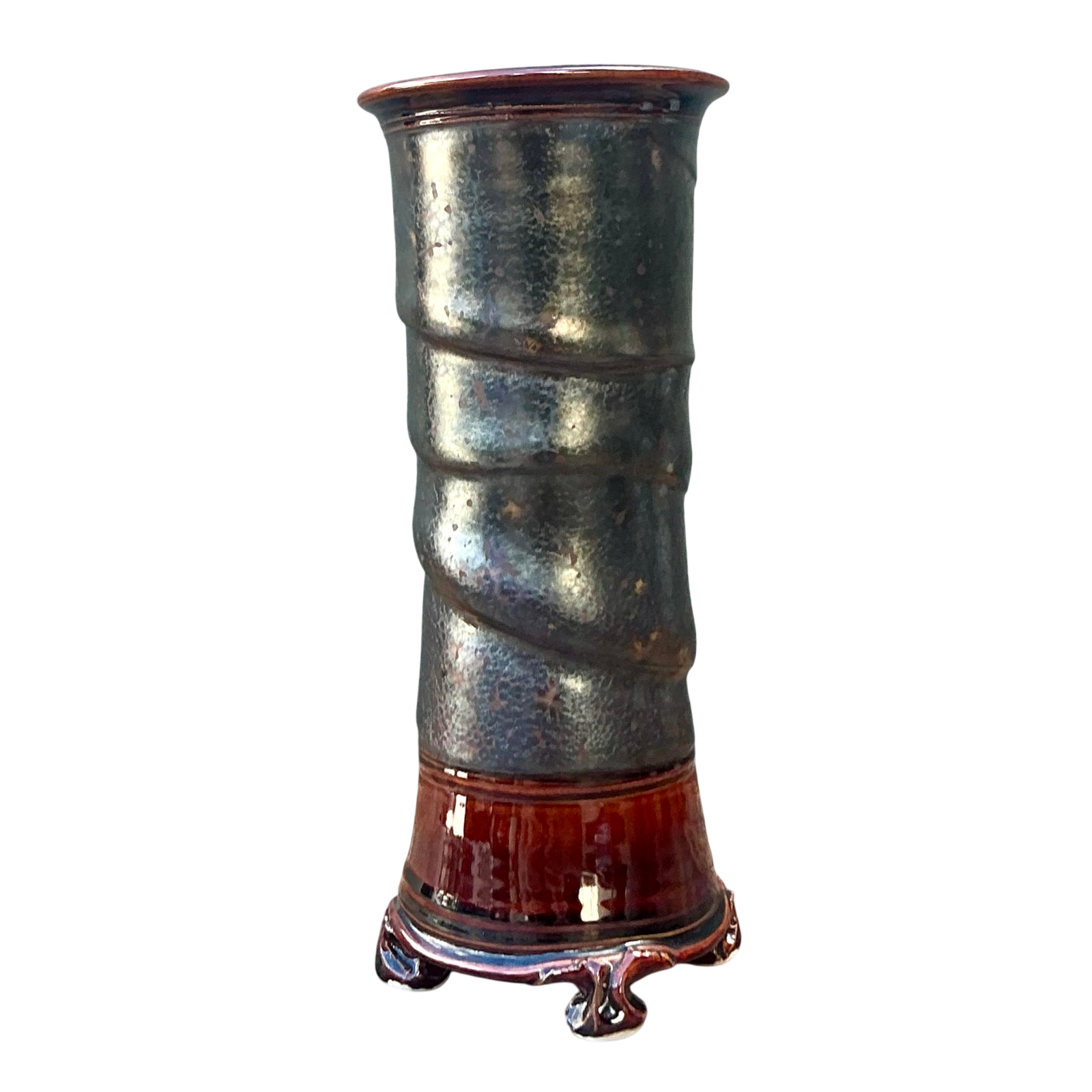 Vintage Boho Original Studio Pottery Vase