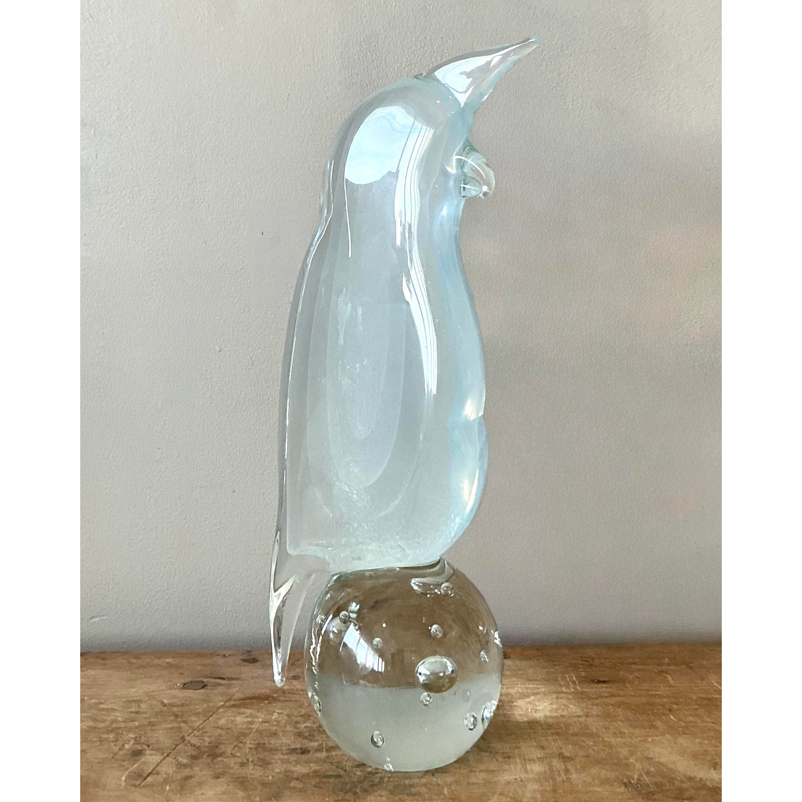 Vintage Boho Italian Murano Cockatoo - Top view