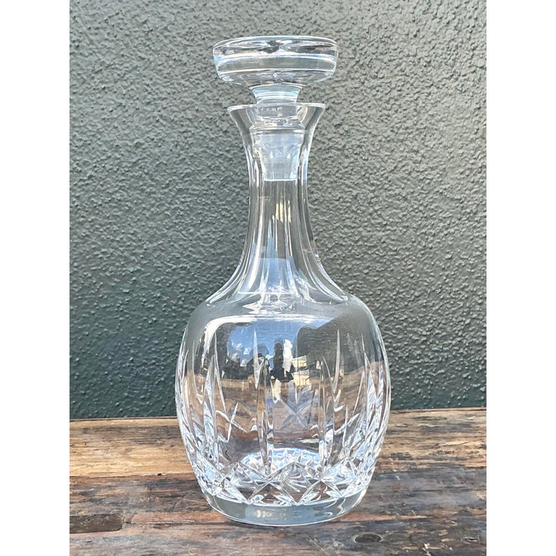 Vintage Regency Cut Glass Decanter - Detail view