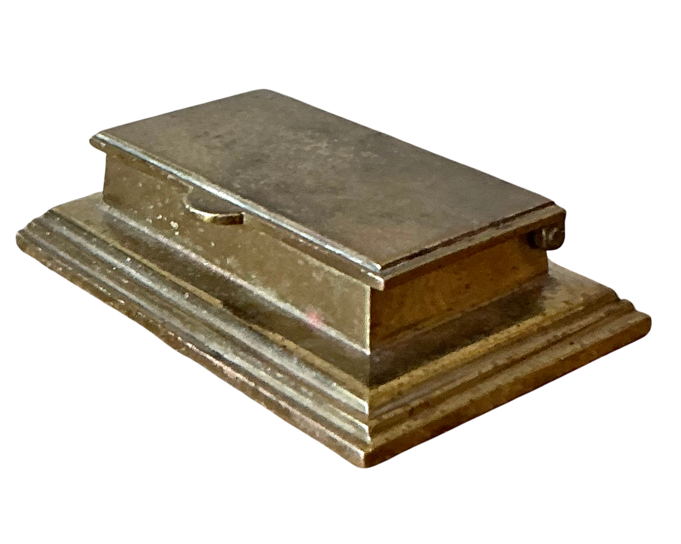 Vintage Brass Pill Box
