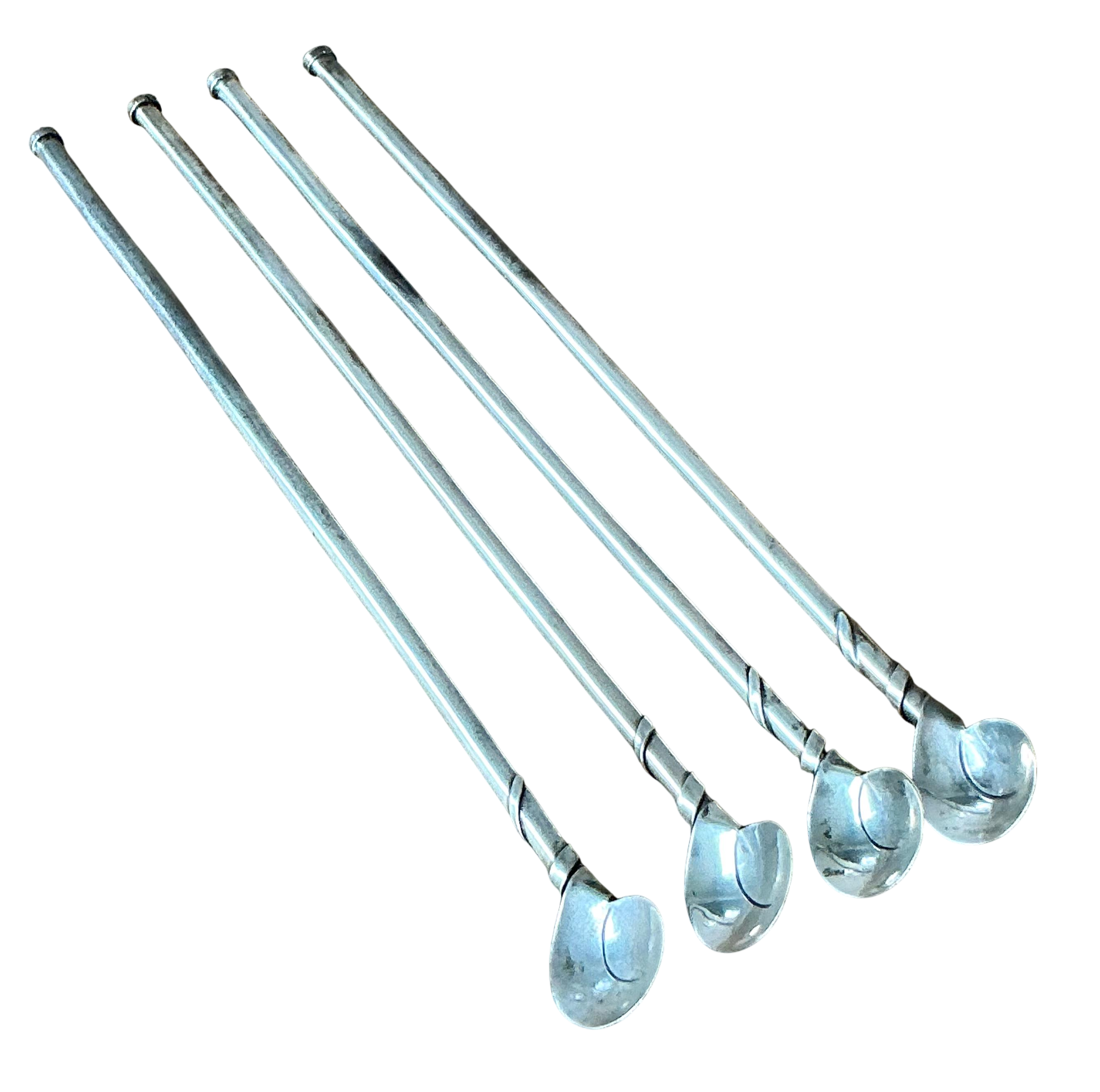 Vintage Boho Nautilus Stirring Straws – Set of 4