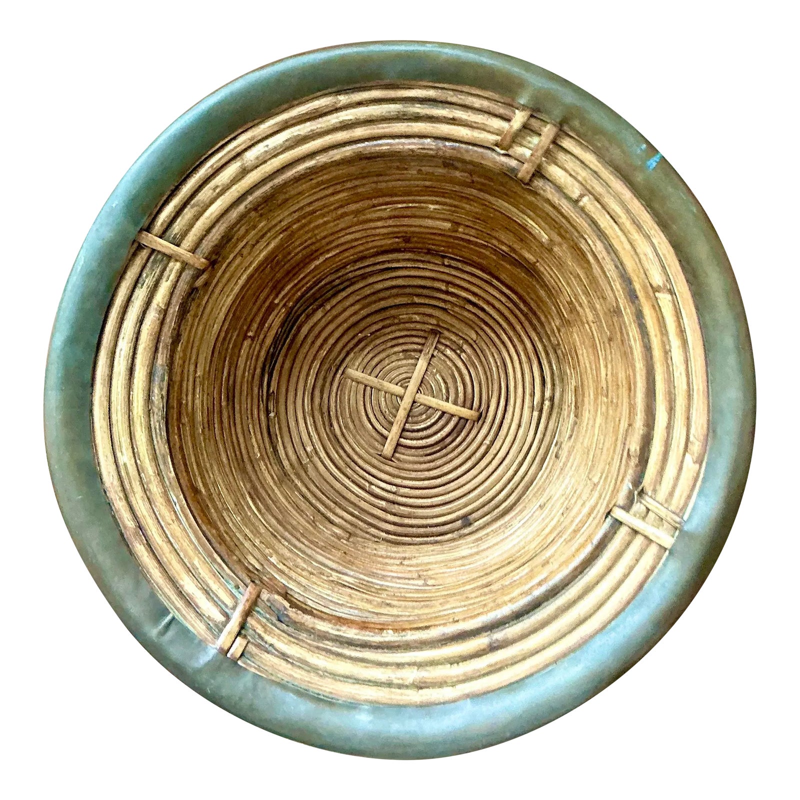 Vintage Boho Pencil Reed Bowl