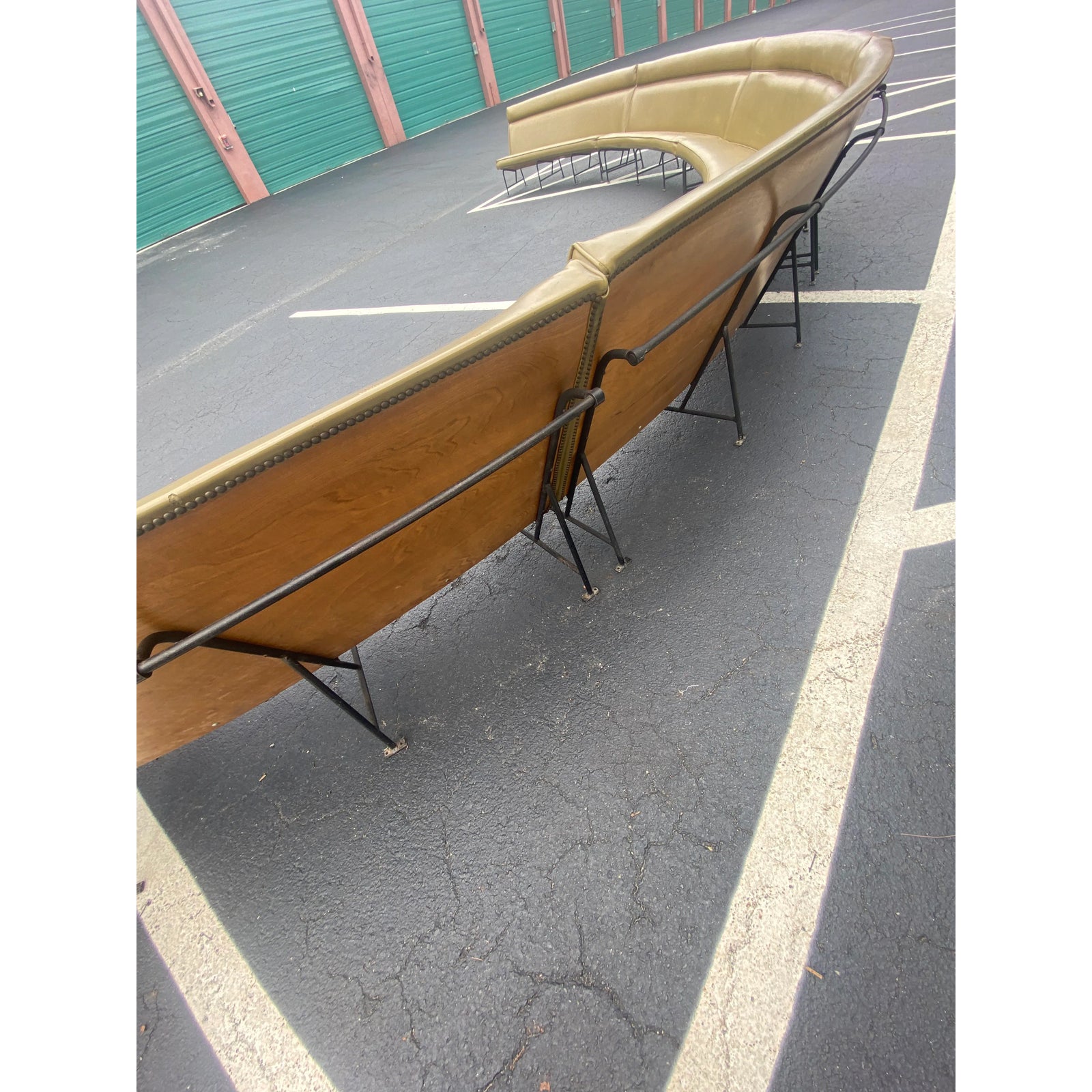 Midcentury Gettysburg University Hatter Planetarium Benched Seating - Top view