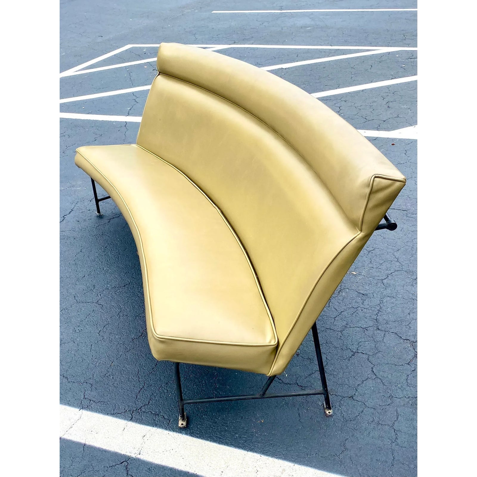 Midcentury Gettysburg University Hatter Planetarium Benched Seating - Side view