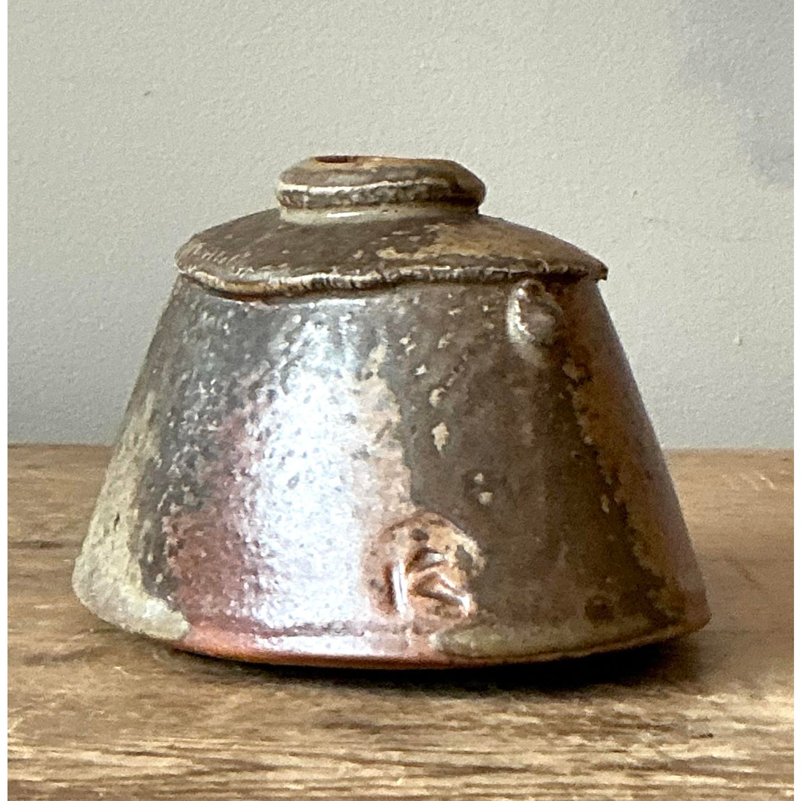 Vintage Boho Original Studio Pottery Vase - Side view