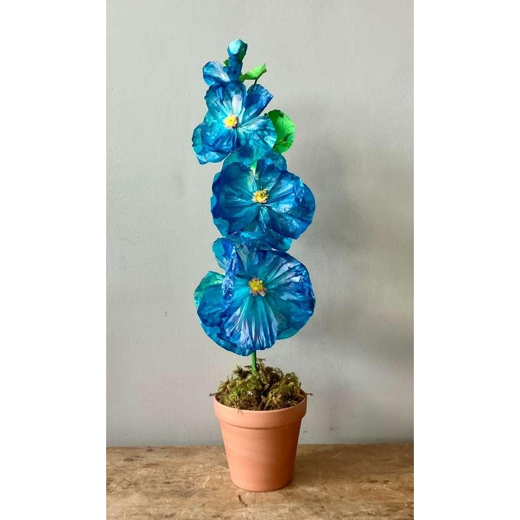 Contemporary Hand-Rolled Paper Flowers - Top view