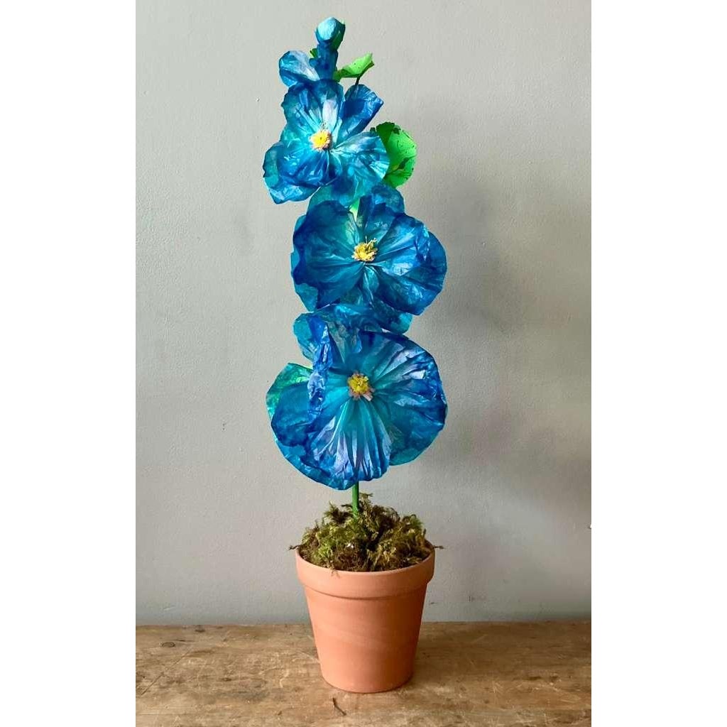 Contemporary Hand-Rolled Paper Flowers - Side view