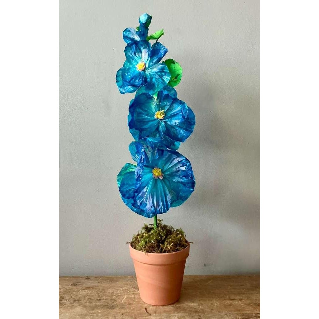 Contemporary Hand-Rolled Paper Flowers - Back view