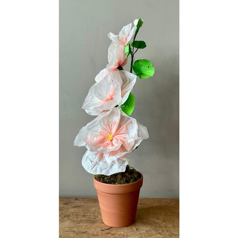 Contemporary Hand-Rolled Paper Flowers - Back view