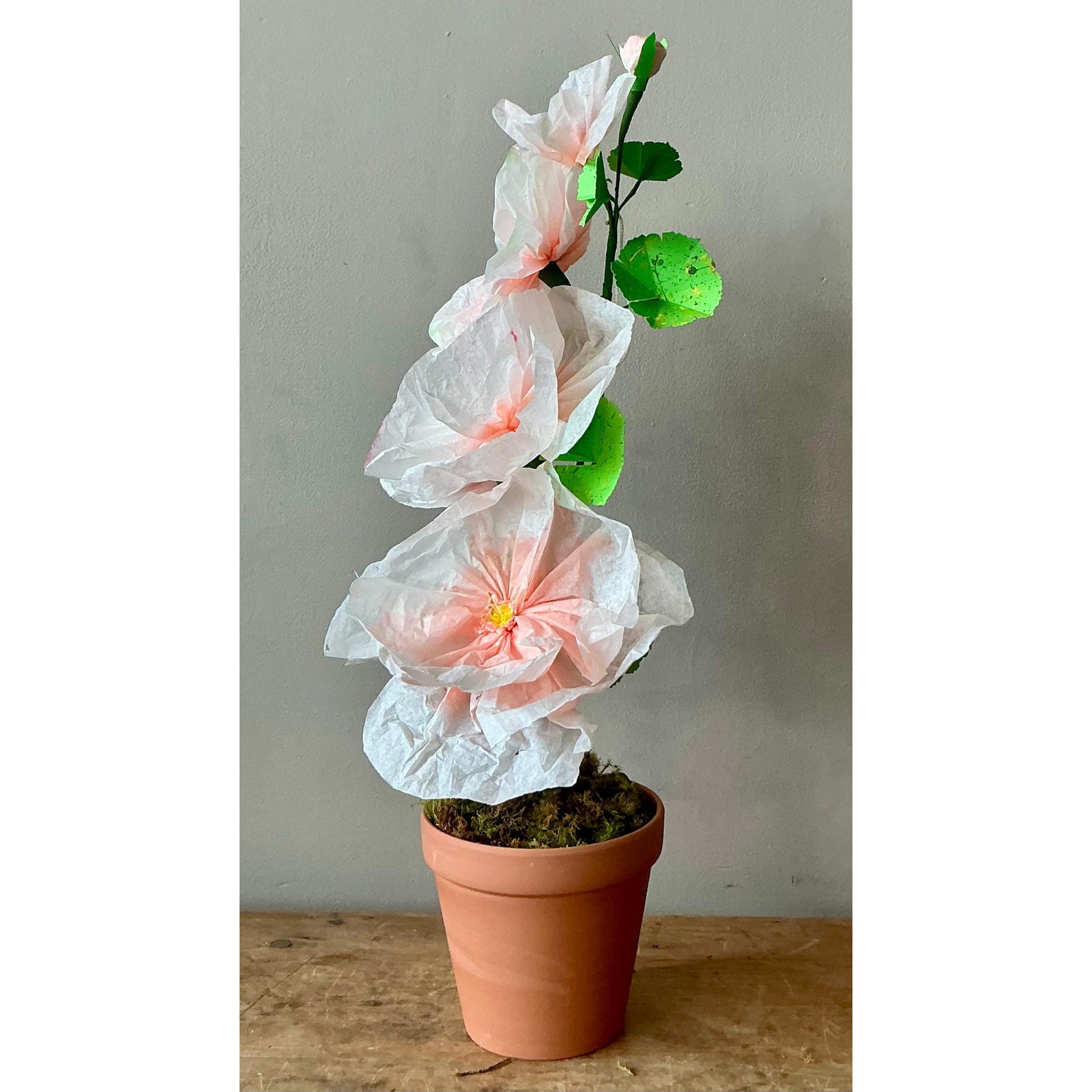 Contemporary Hand-Rolled Paper Flowers - Top view