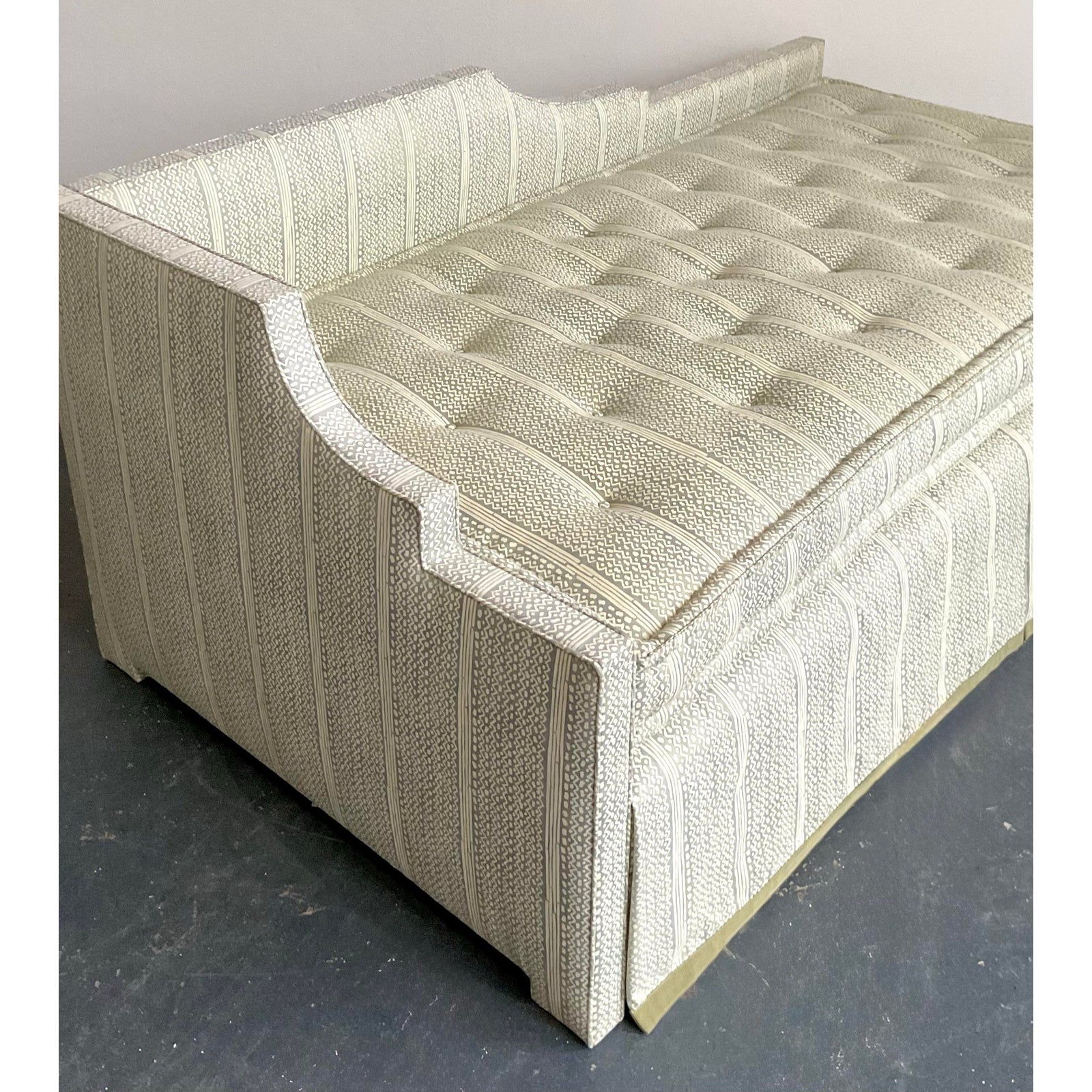 Vintage Boho Charles Beckley Daybed in Peter Fasano “Angelina” - Top view