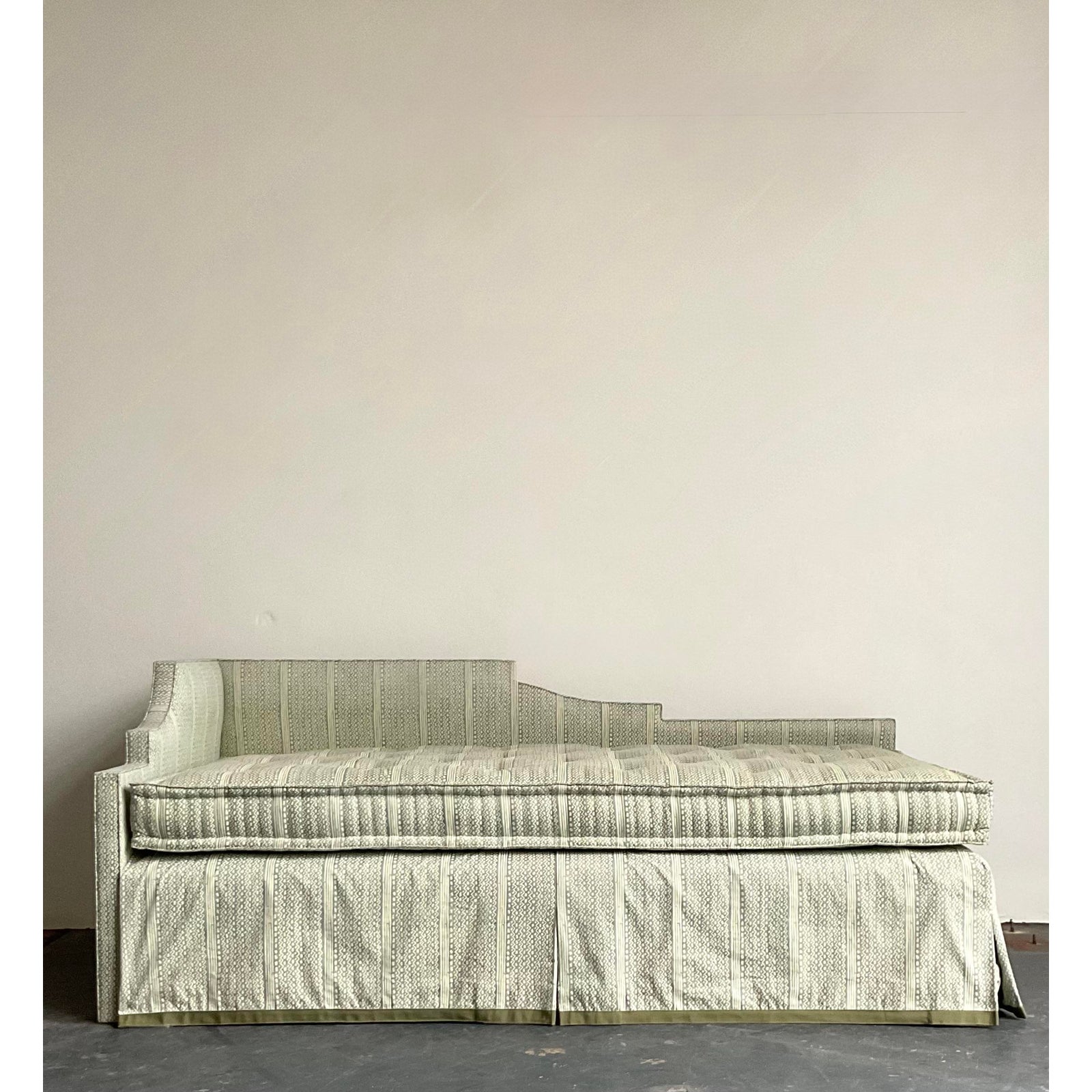 Vintage Boho Charles Beckley Daybed in Peter Fasano “Angelina” - Back view