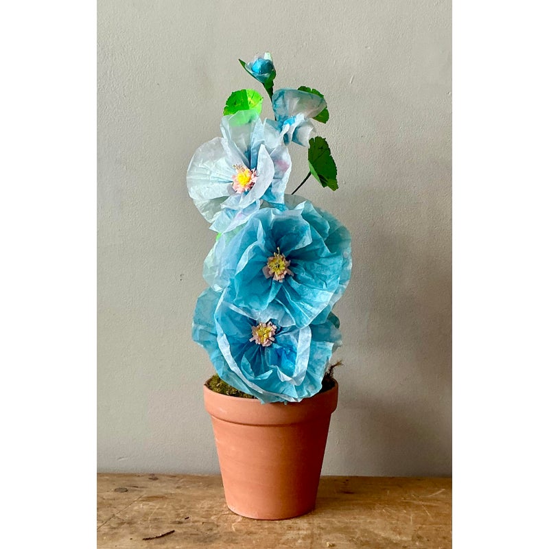 Contemporary Hand Rolled Paper Flowers - Back view