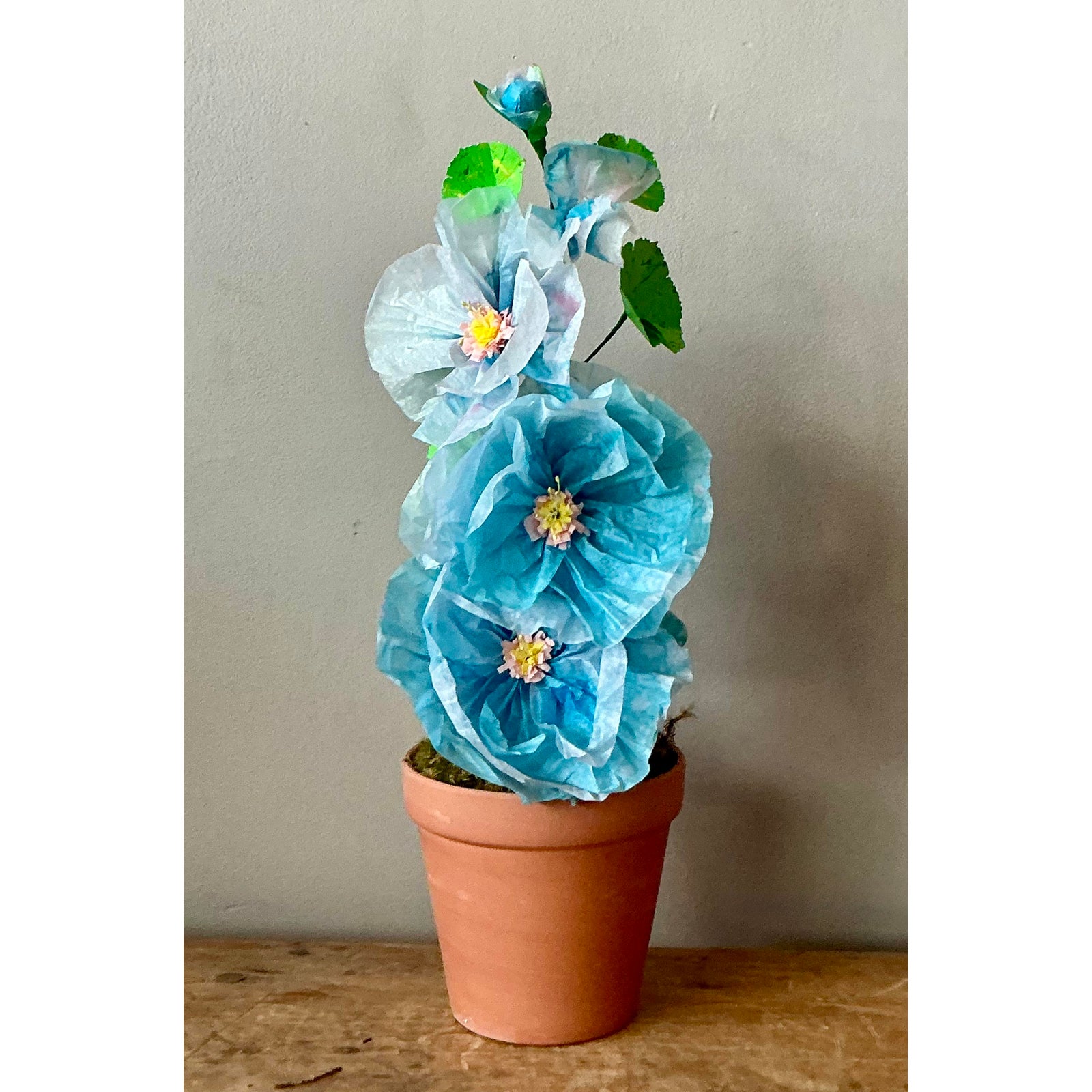 Contemporary Hand Rolled Paper Flowers - Top view