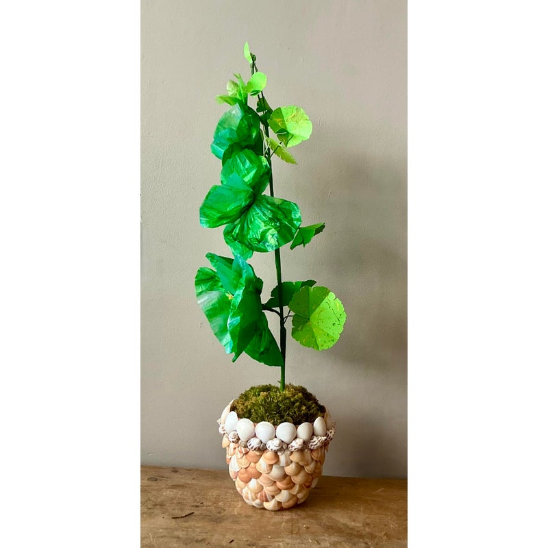 Contemporary Hand Rolled Paper Flowers - Side view