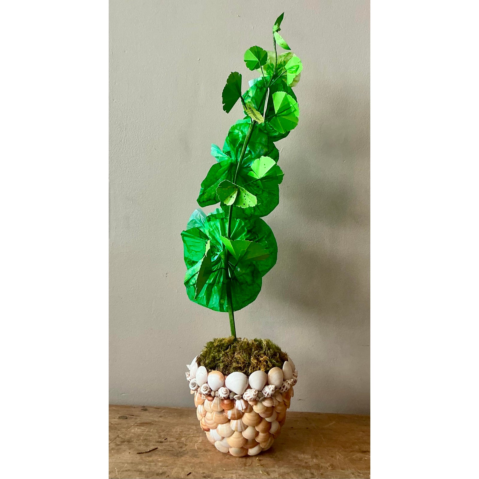 Contemporary Hand Rolled Paper Flowers - Back view