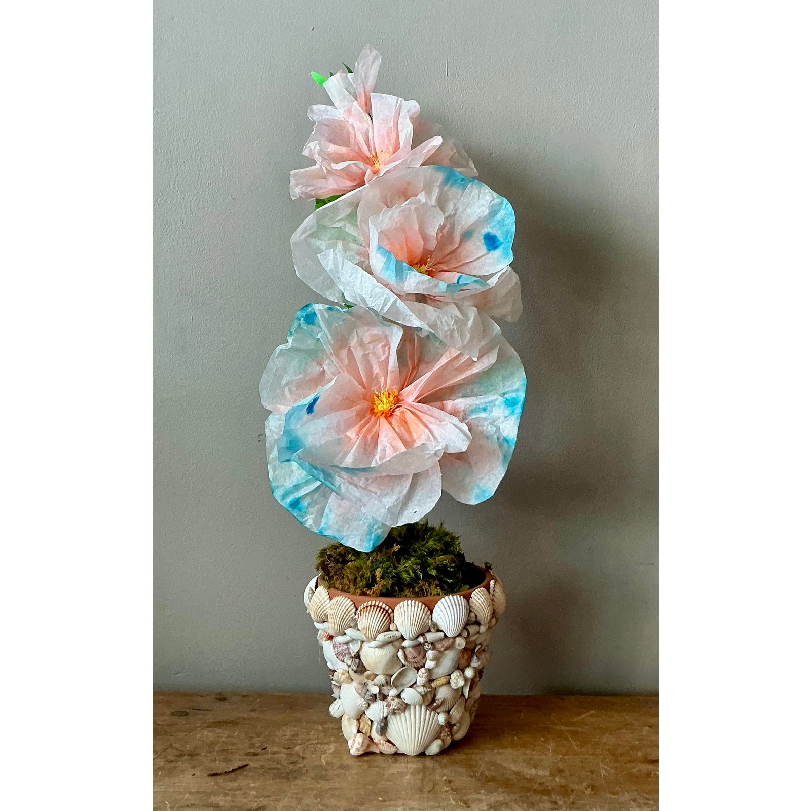 Contemporary Hand Rolled Paper Flowers - Detail view