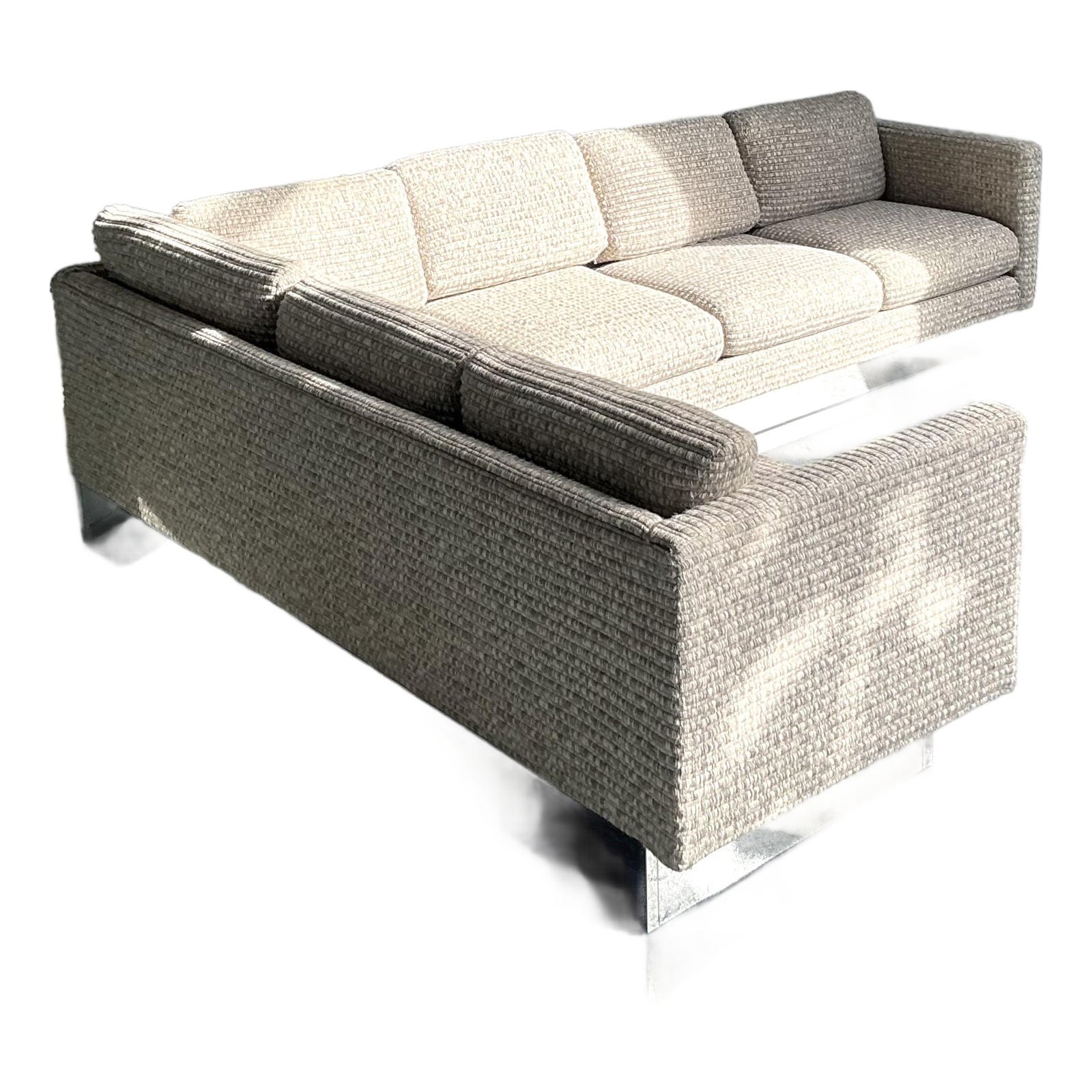 Vintage Boho Milo Baughman for Forecast Furniture Sectional Sofa