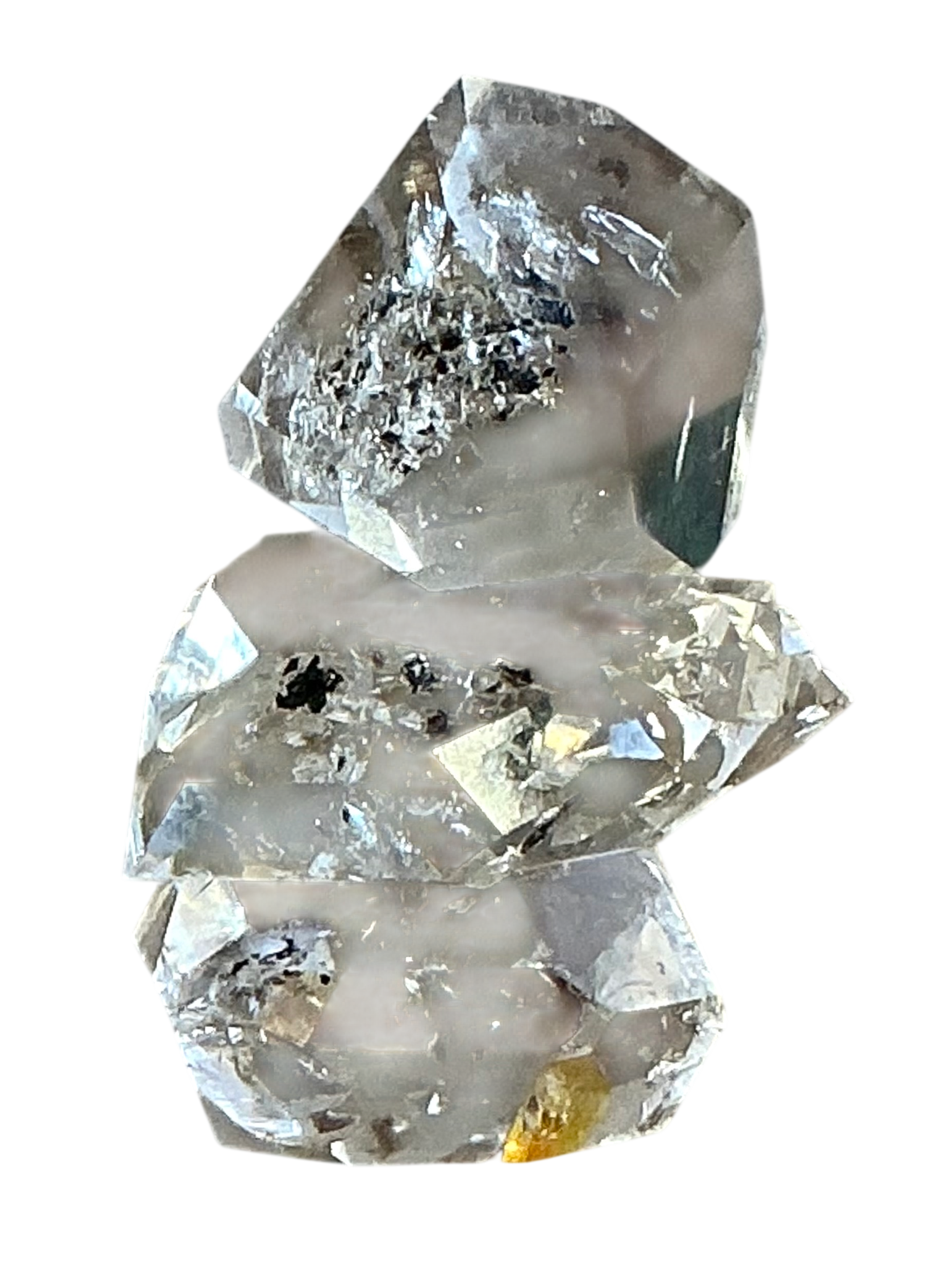 Vintage Boho Herkimer Diamond Triplet