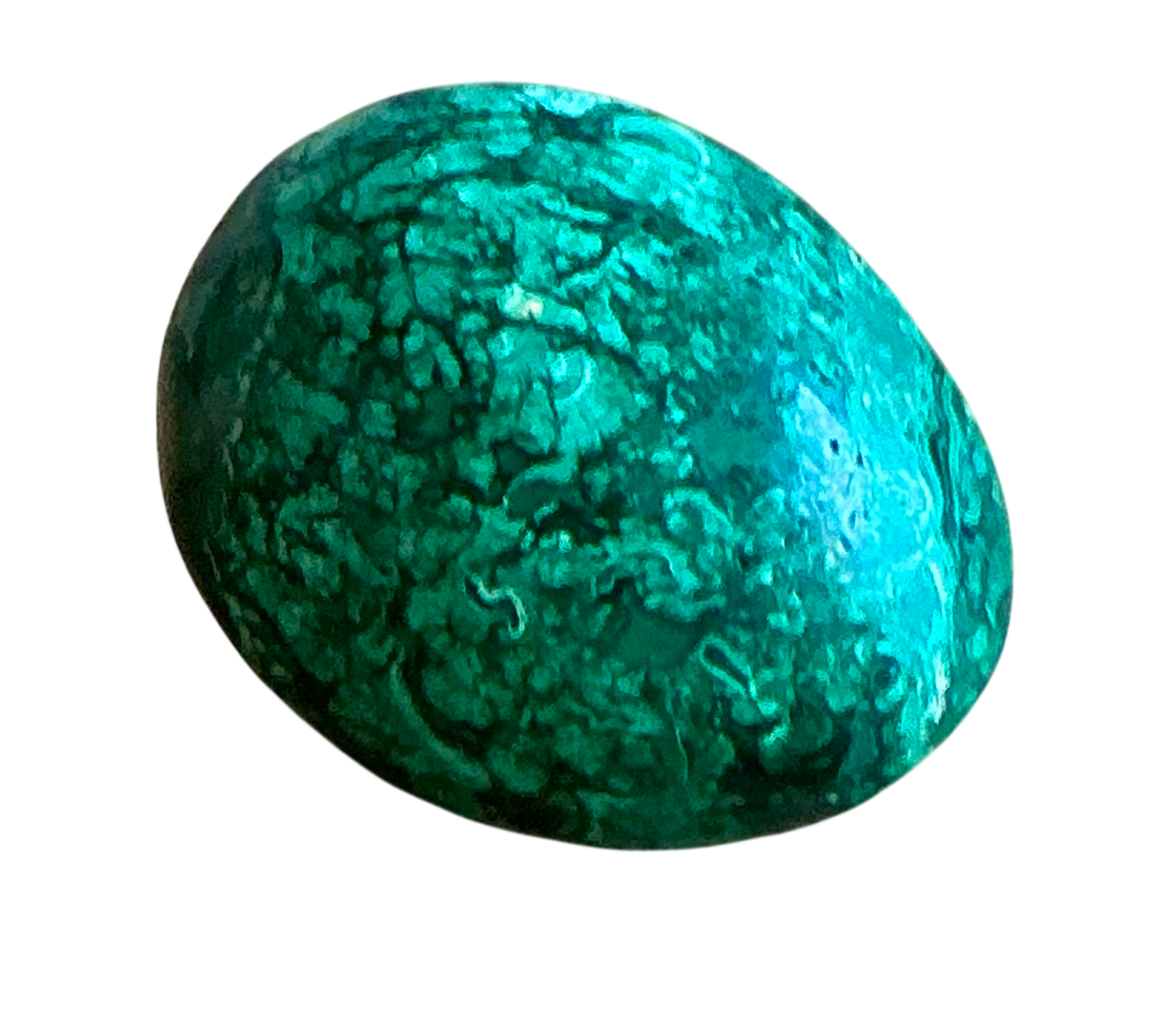 Vintage Boho Malachite Egg