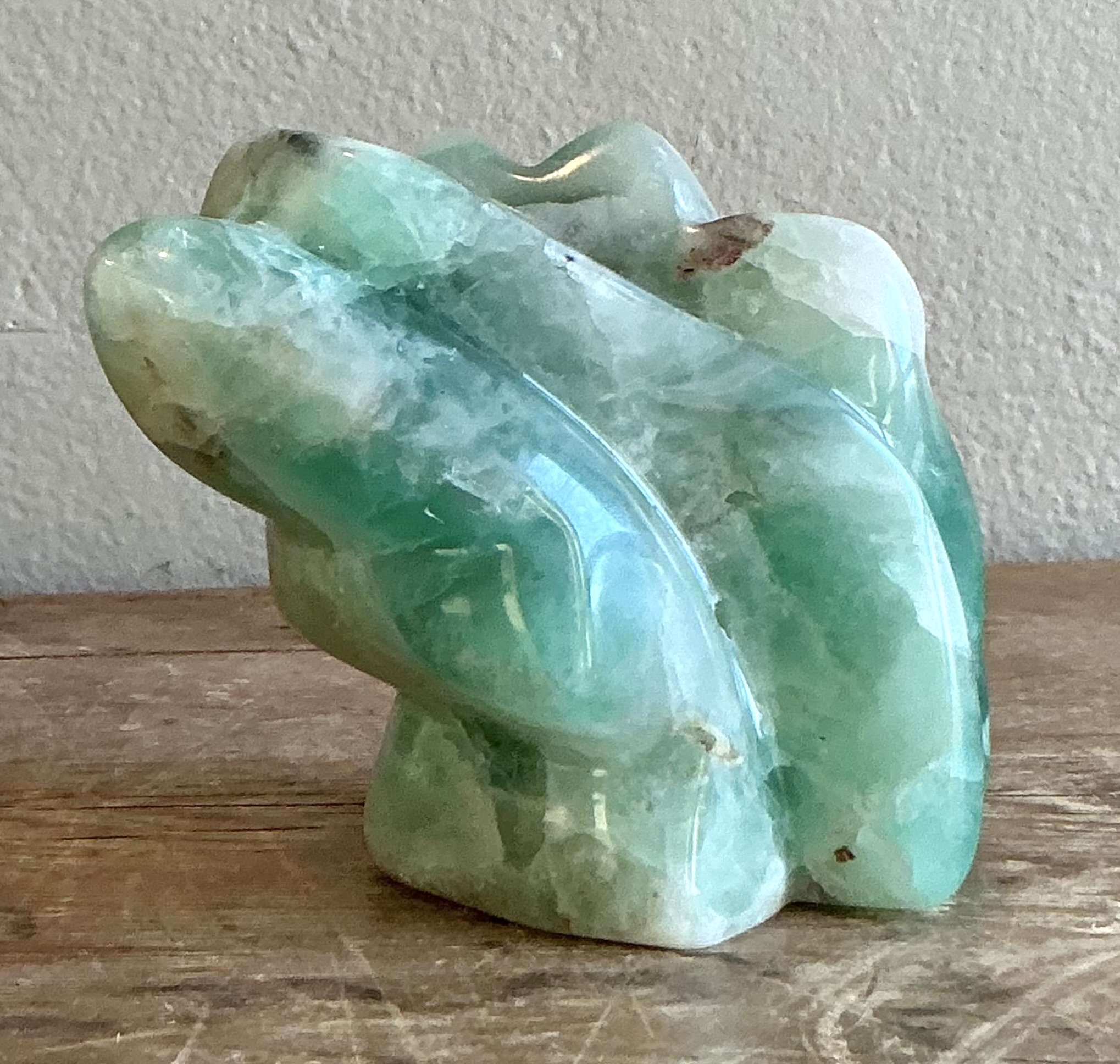 Vintage Boho Fluorite Free Form - Top view