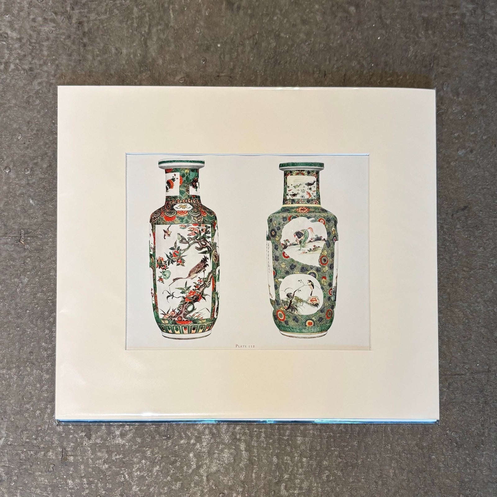 Vintage Boho Chinese Vase Print - Top view